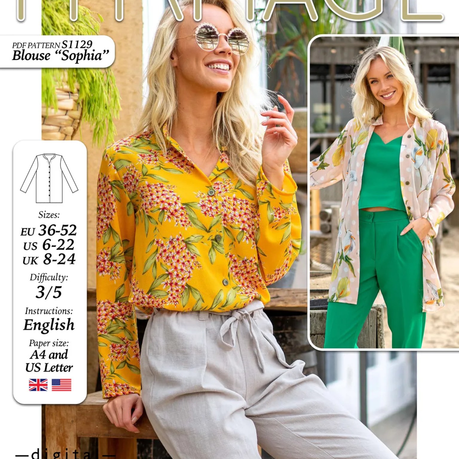 S1129 Blouse Sophia S1129 Blouse Sophia