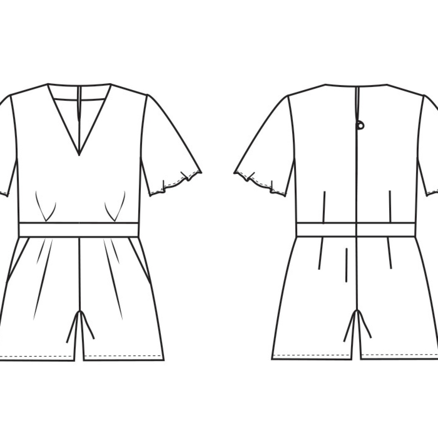 S1135 Jumpsuit Summer