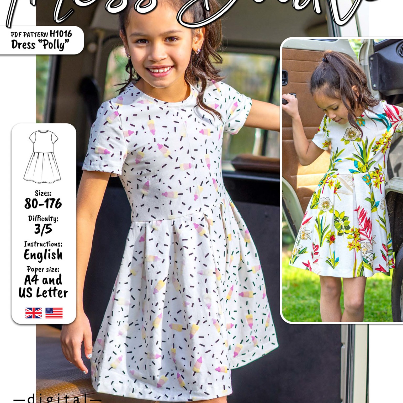 H1016 Dress Polly