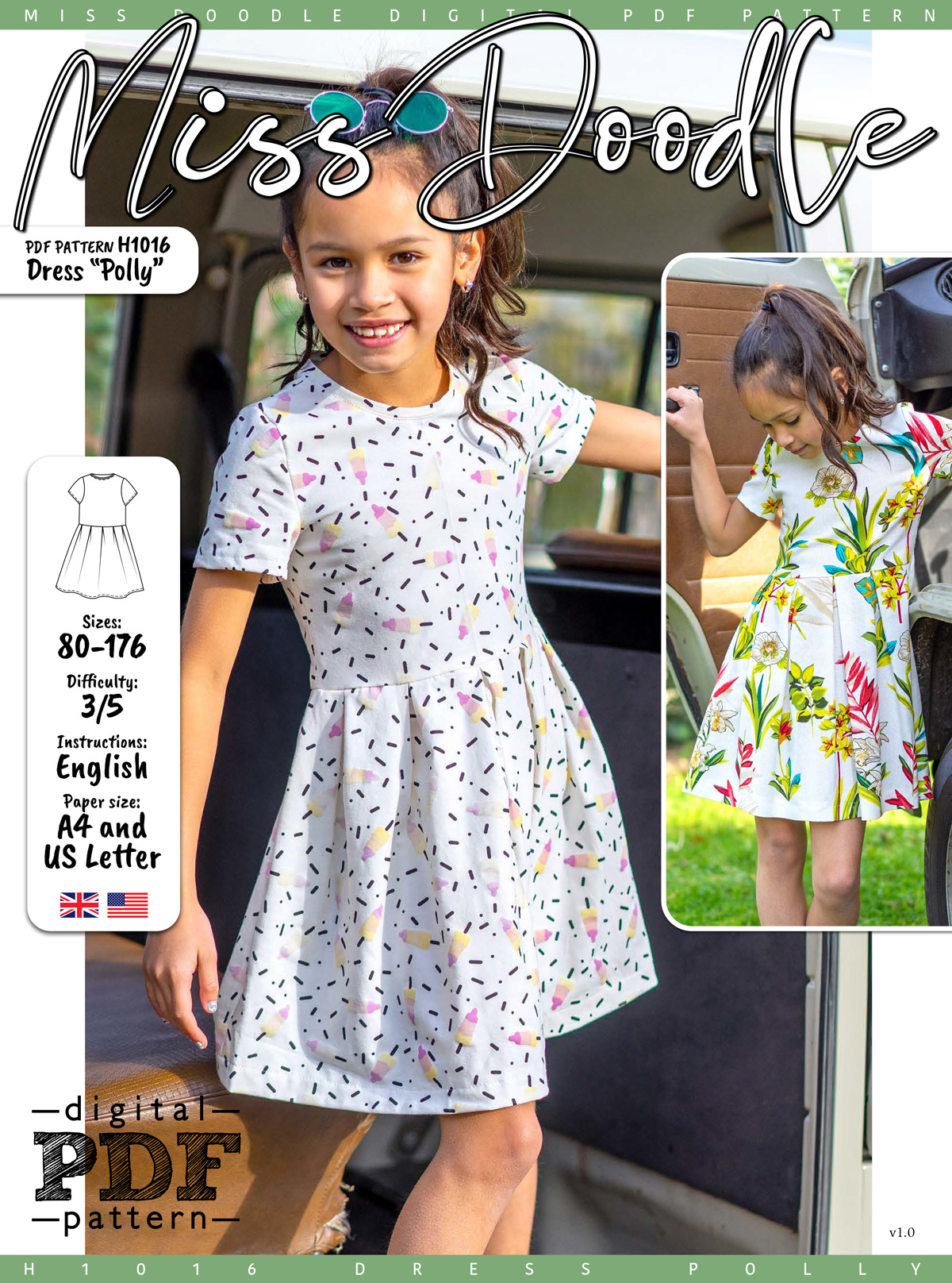 H1016 Dress Polly
