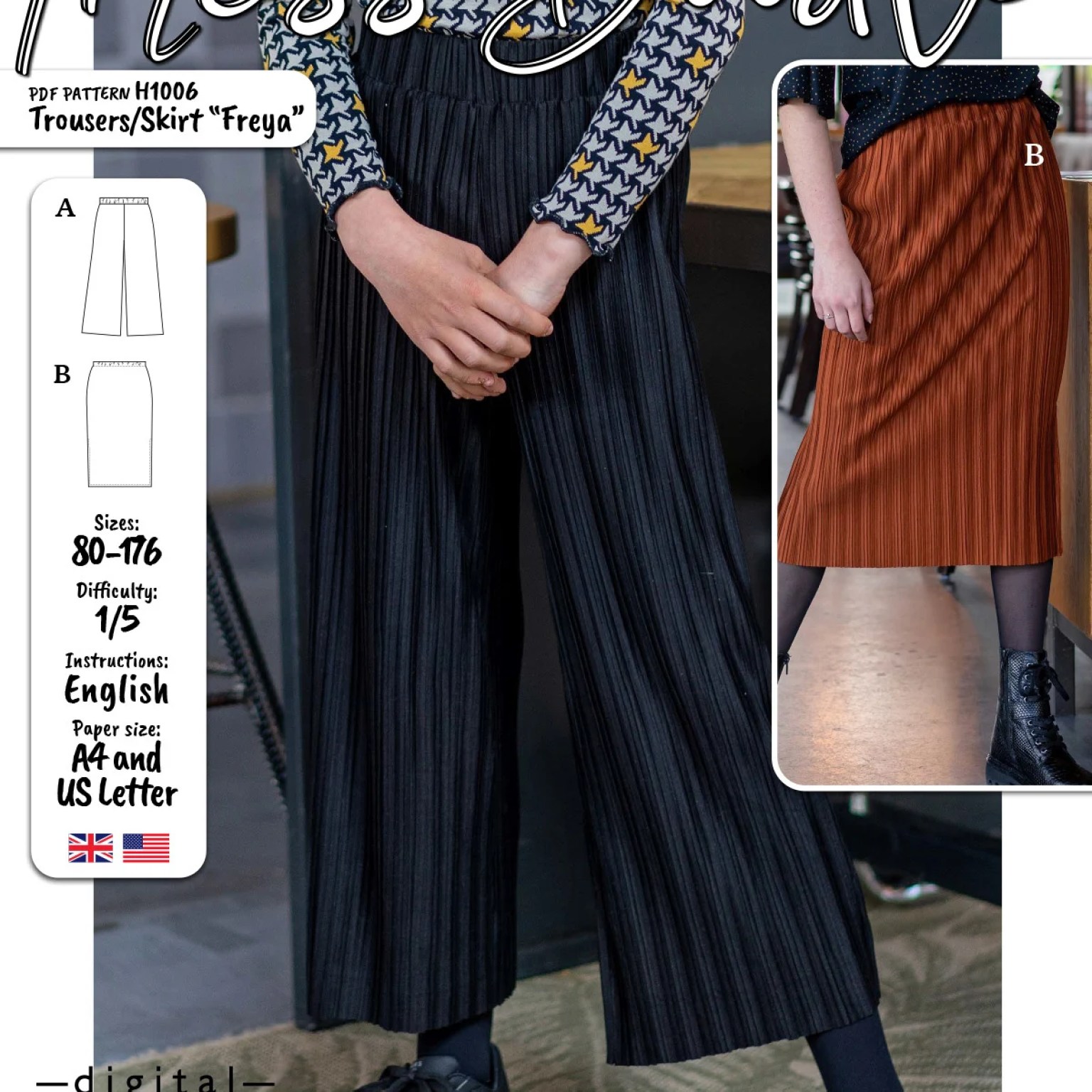 H1006 Trousers/Skirt Freya