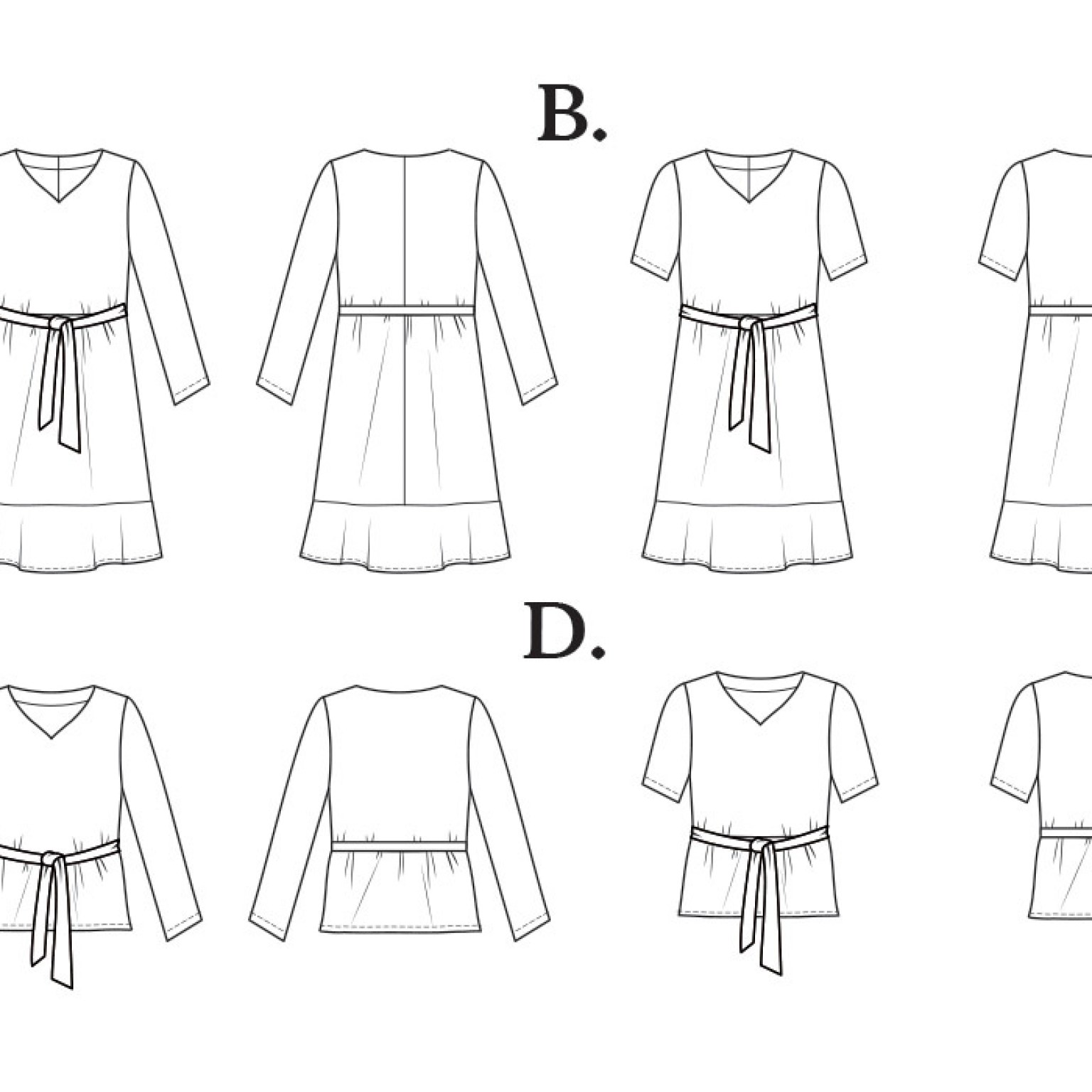 H1010 Dress/Blouse Gemma