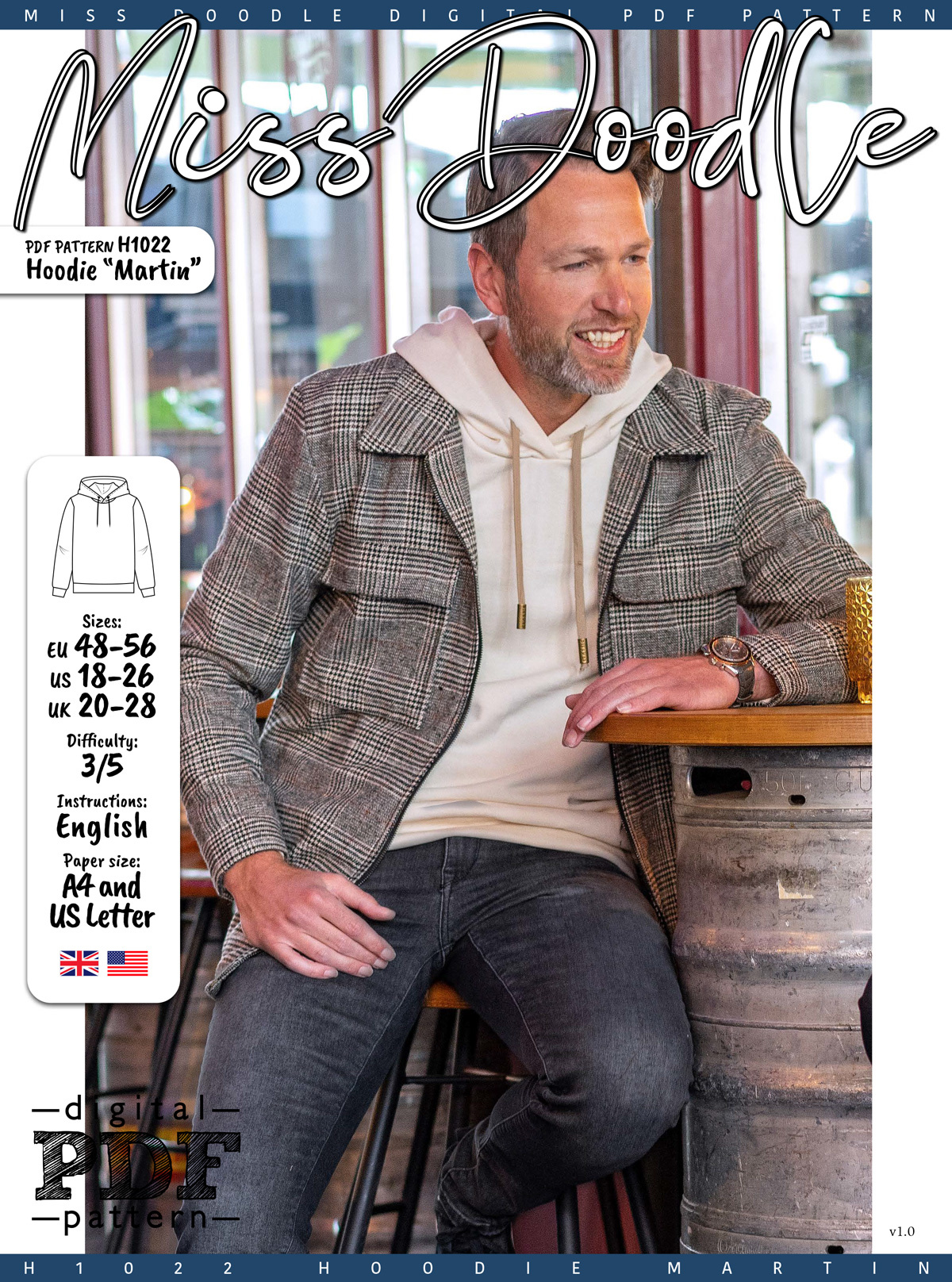 H1022 Hoodie Martin H1022 Hoodie Martin