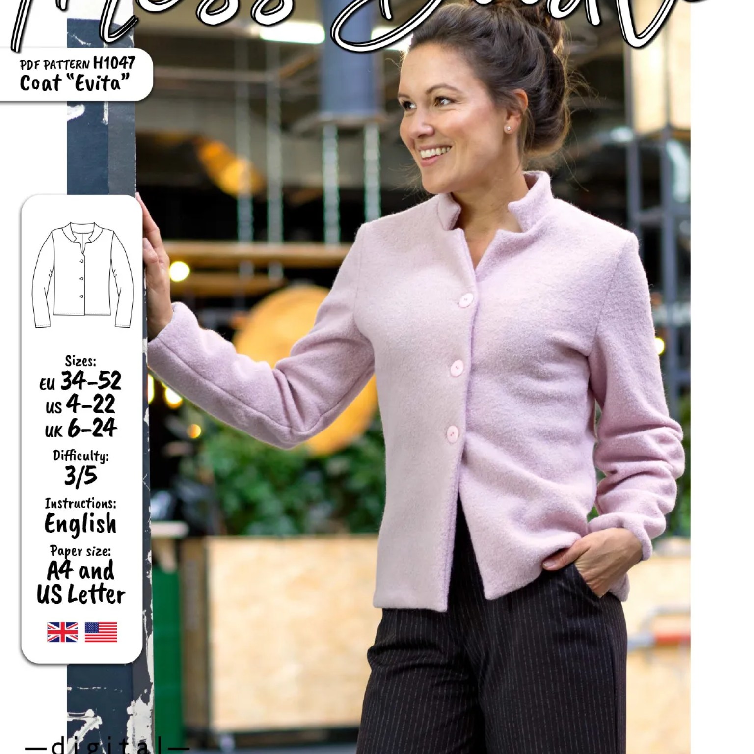 H1047 Coat Evita