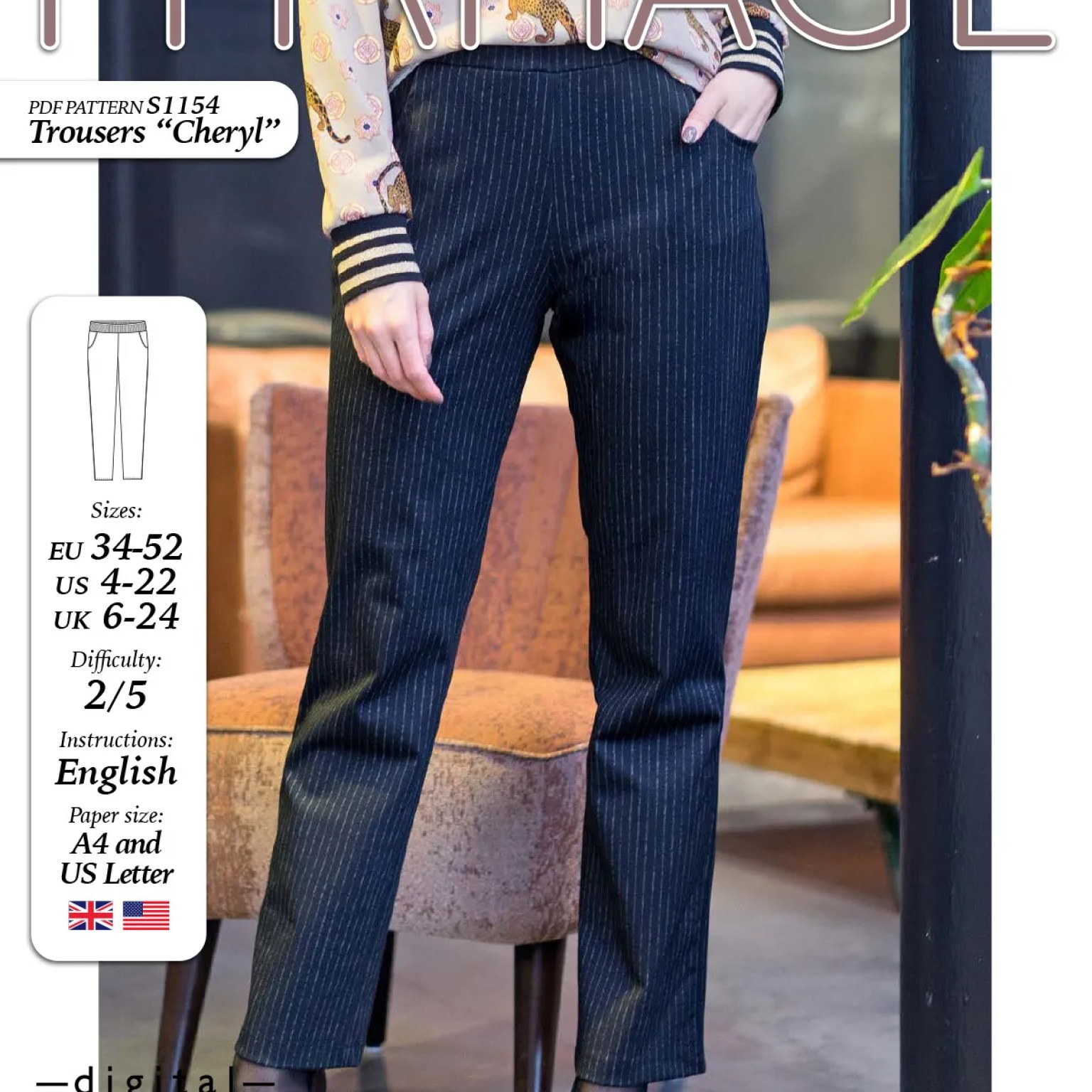S1154 Trousers Cheryl