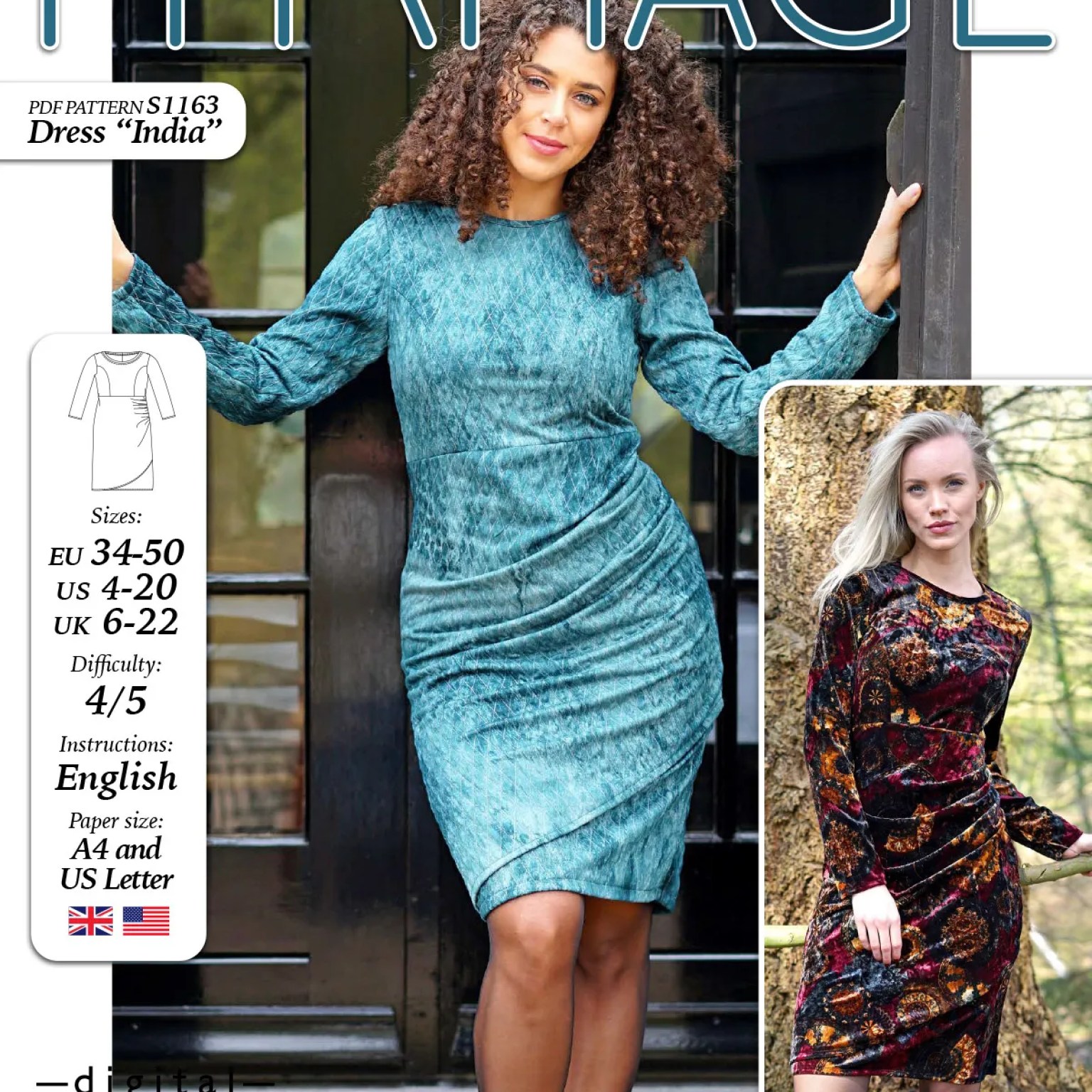 S1163 Dress India