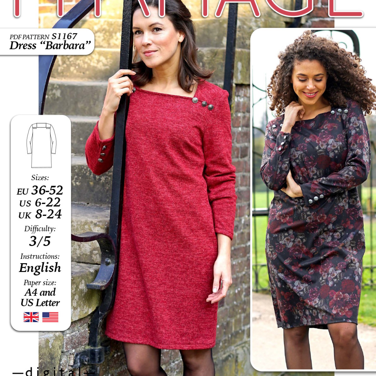 S1167 Dress Barbara