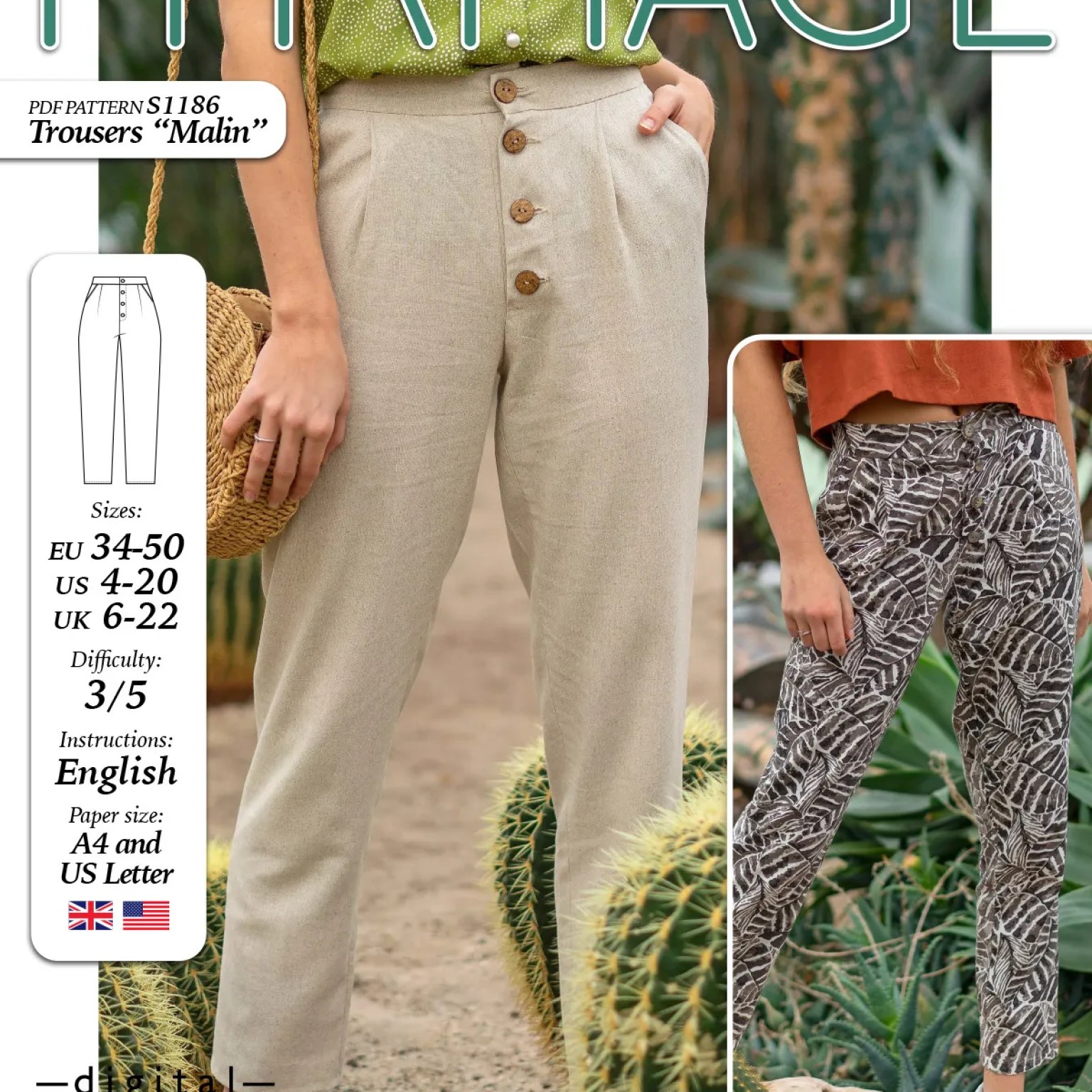 S1186 Trousers Malin