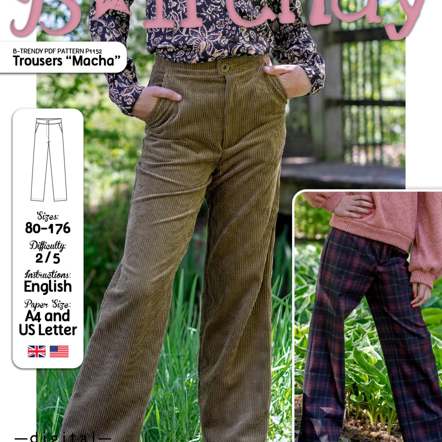P1152 Trousers Macha