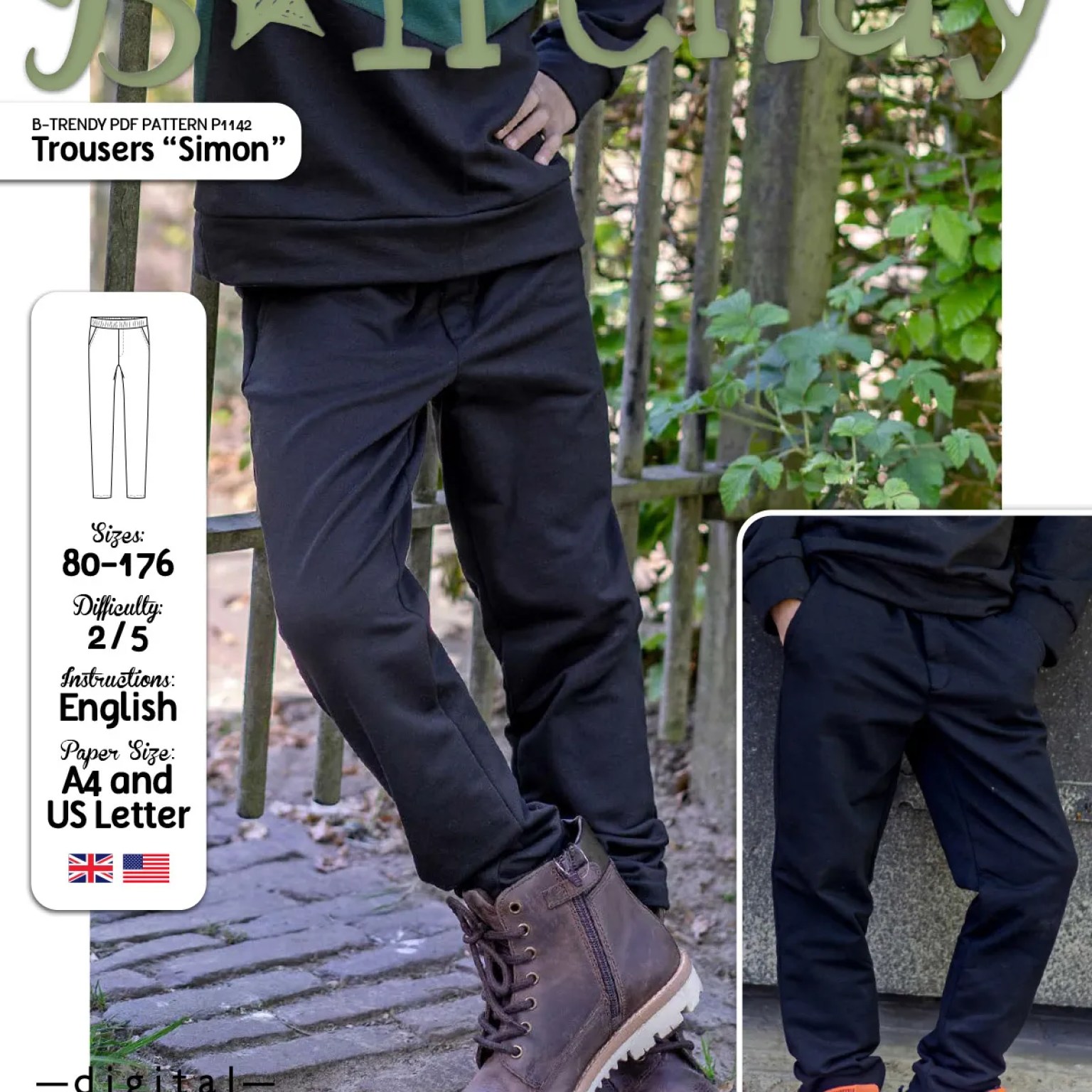 P1142 Trousers Simon