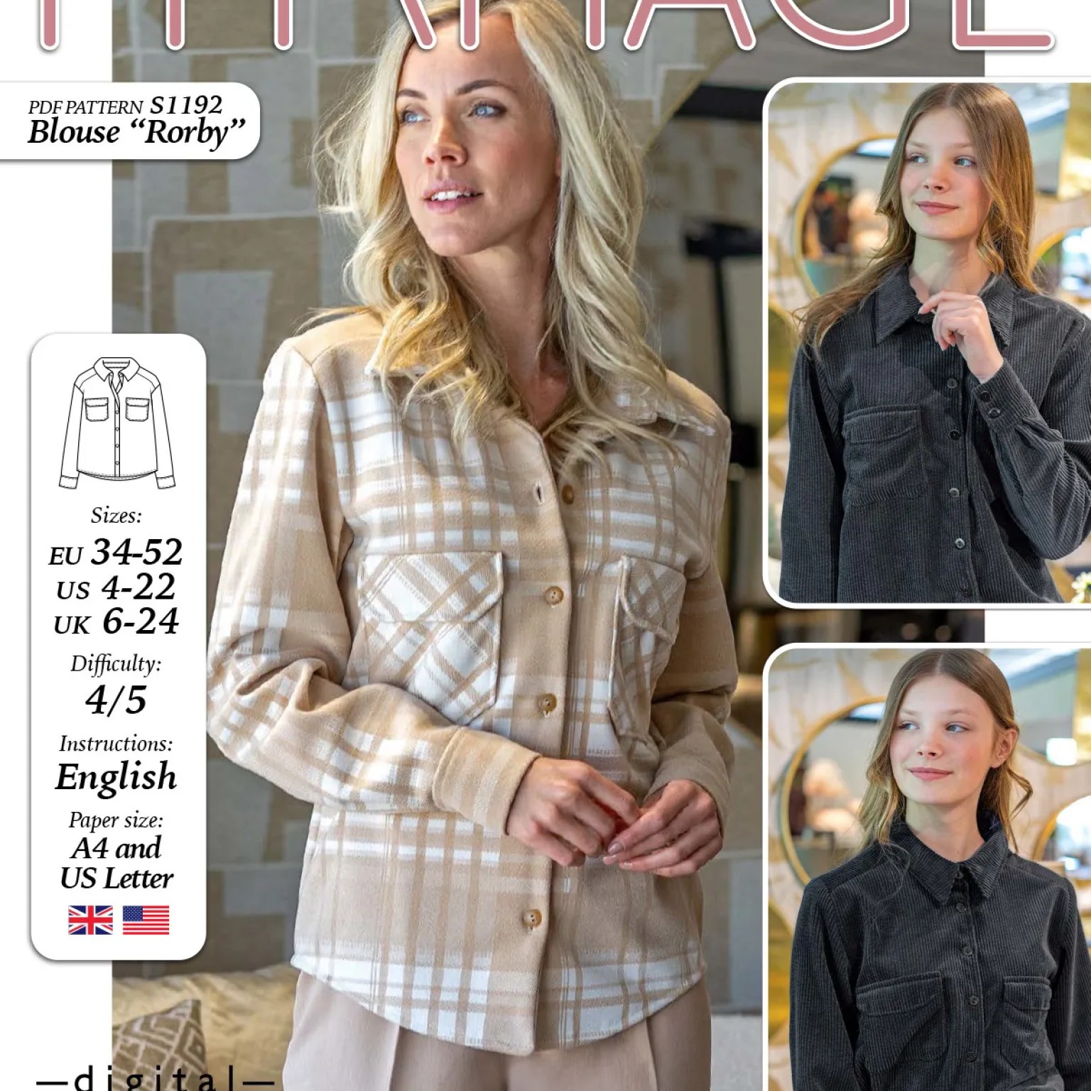 S1192 Blouse Rorby