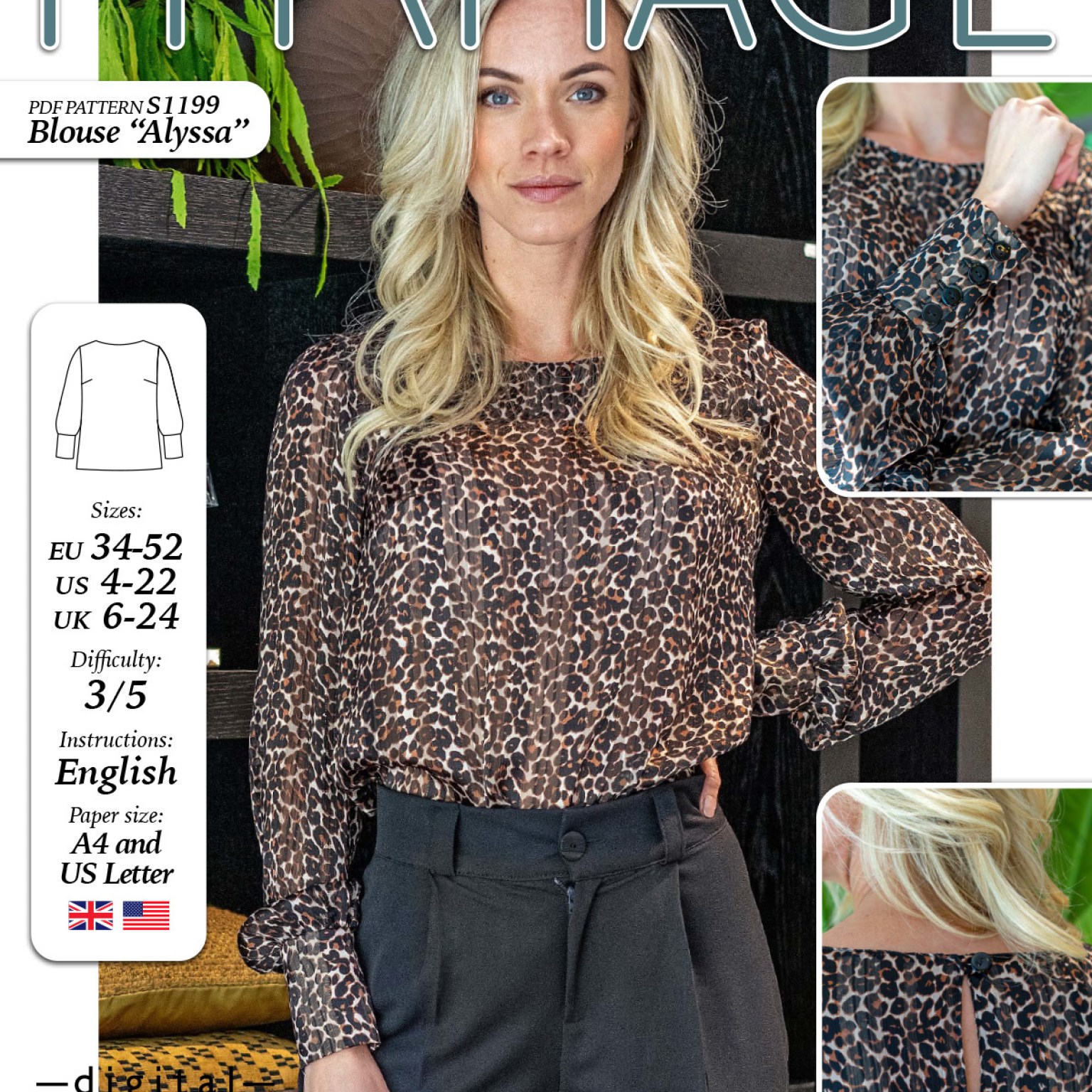 S1199 Blouse Alyssa