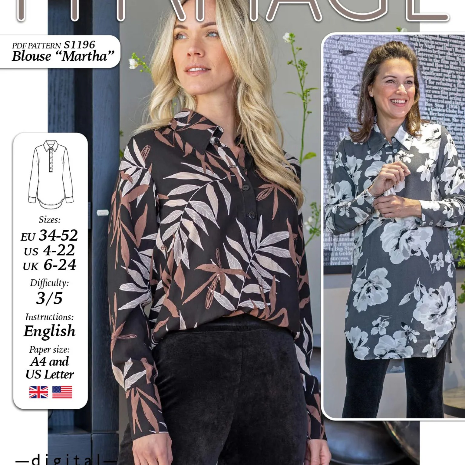 S1196 Blouse Martha