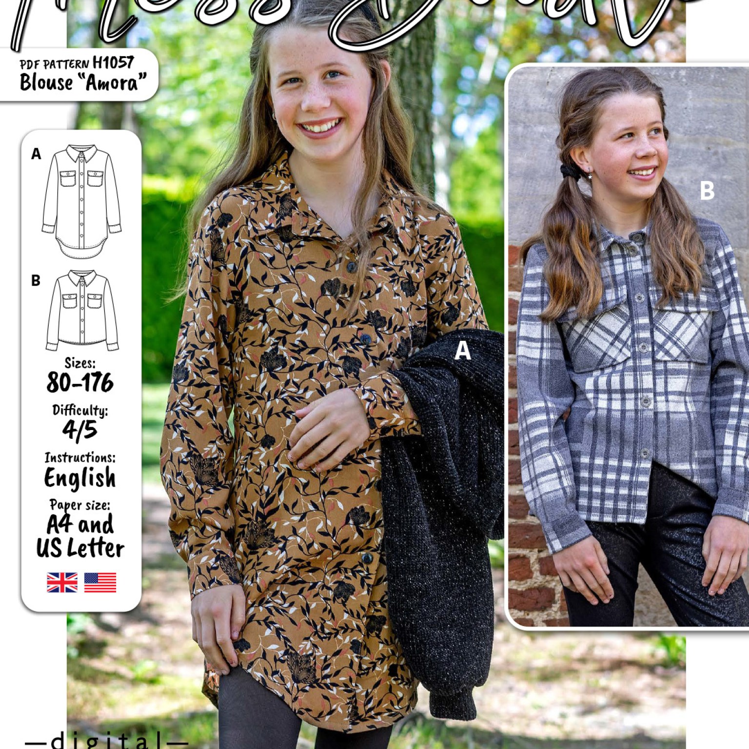 H1057 Blouse Amora