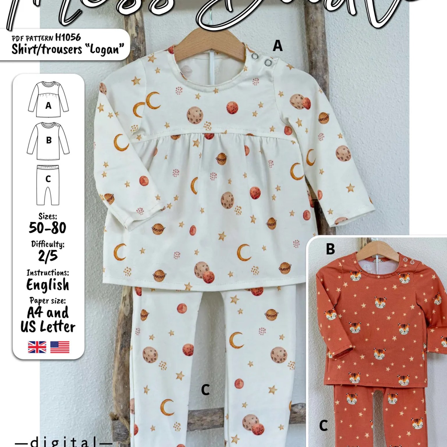 H1056 Shirt/trousers Logan