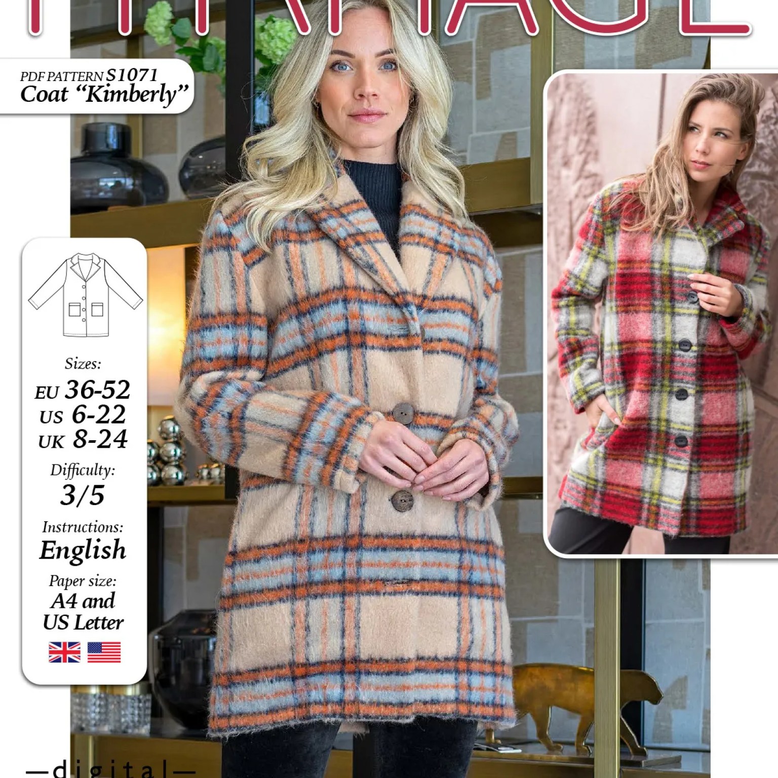 S1071 Coat Kimberly
