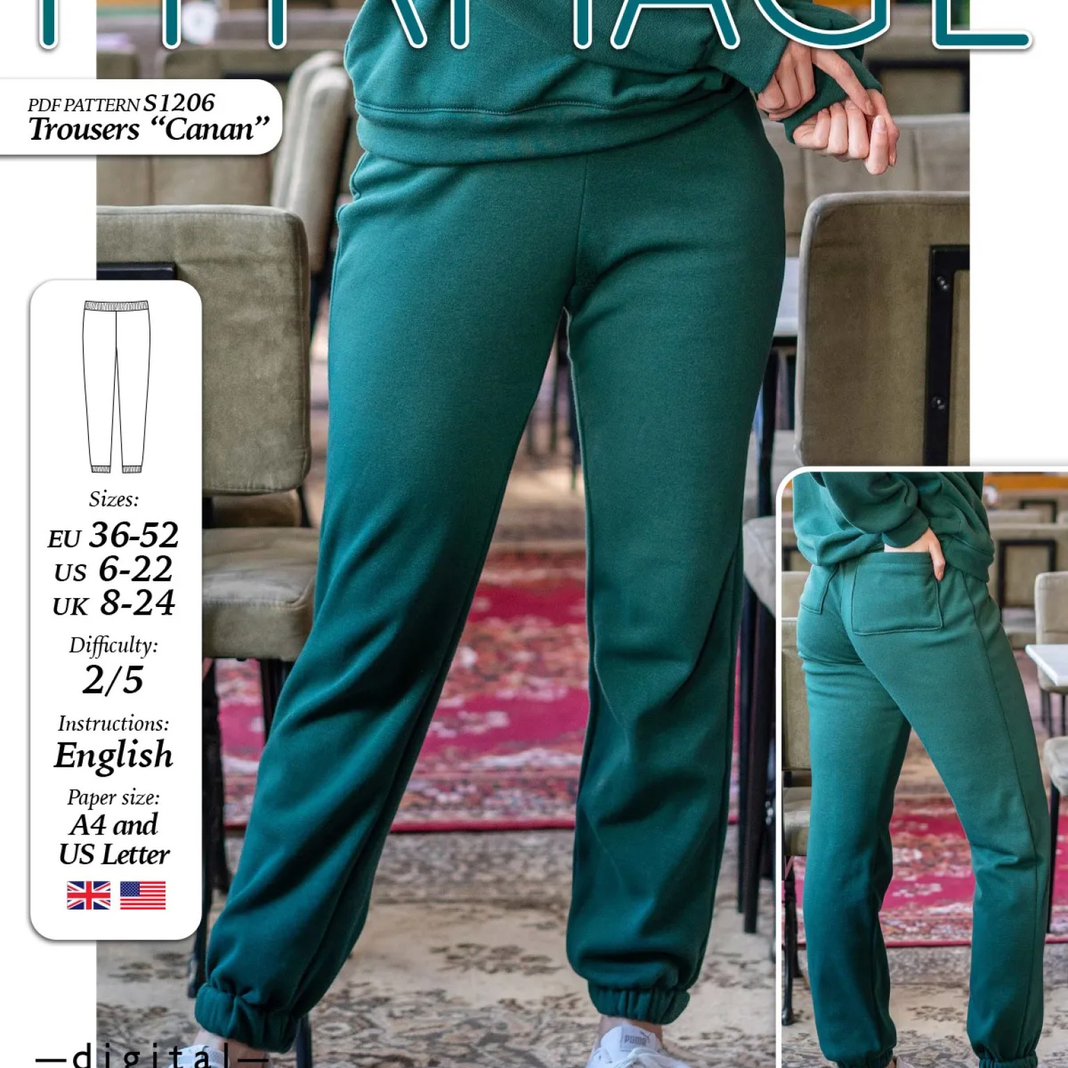 S1206 Trousers Canan