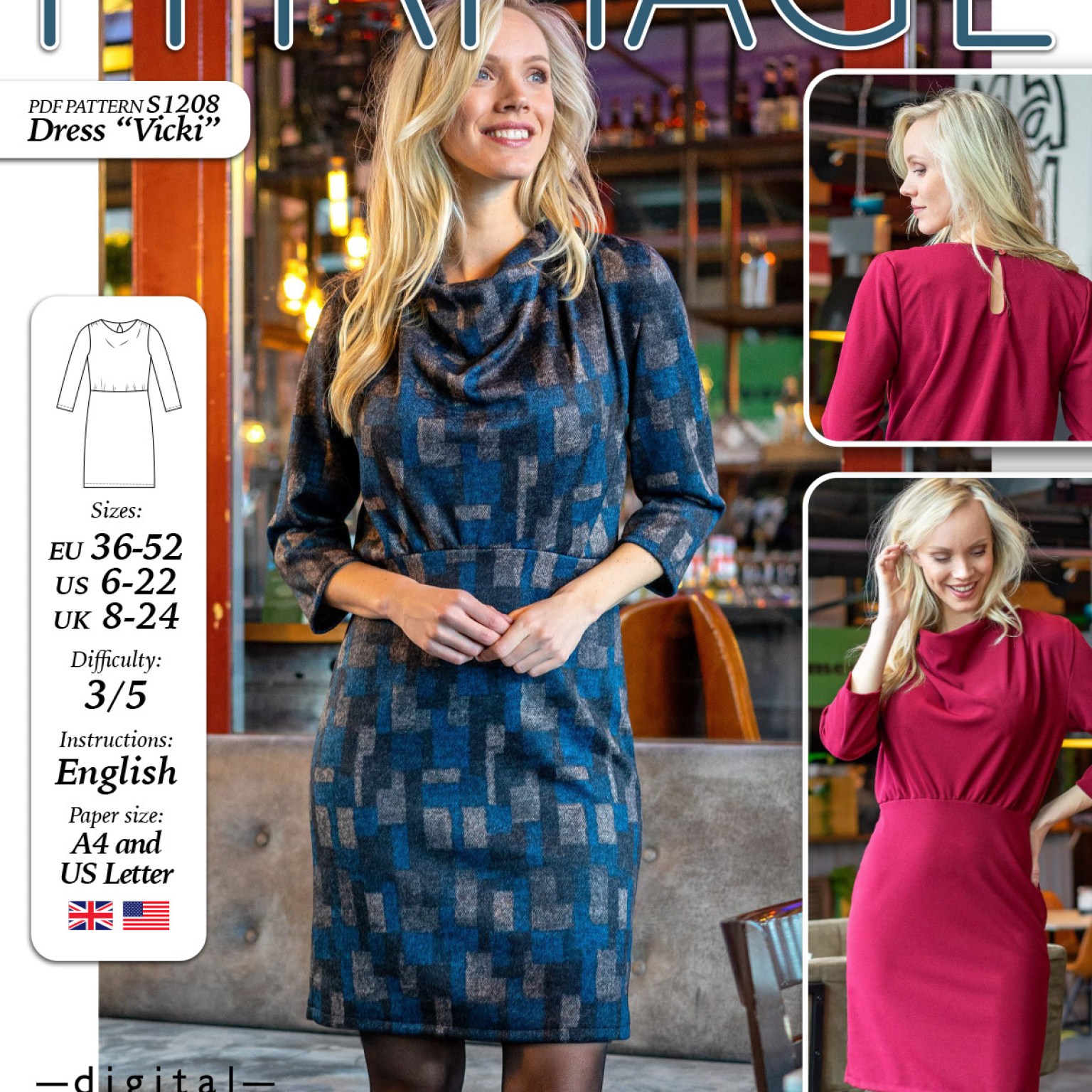 S1208 Dress Vicki