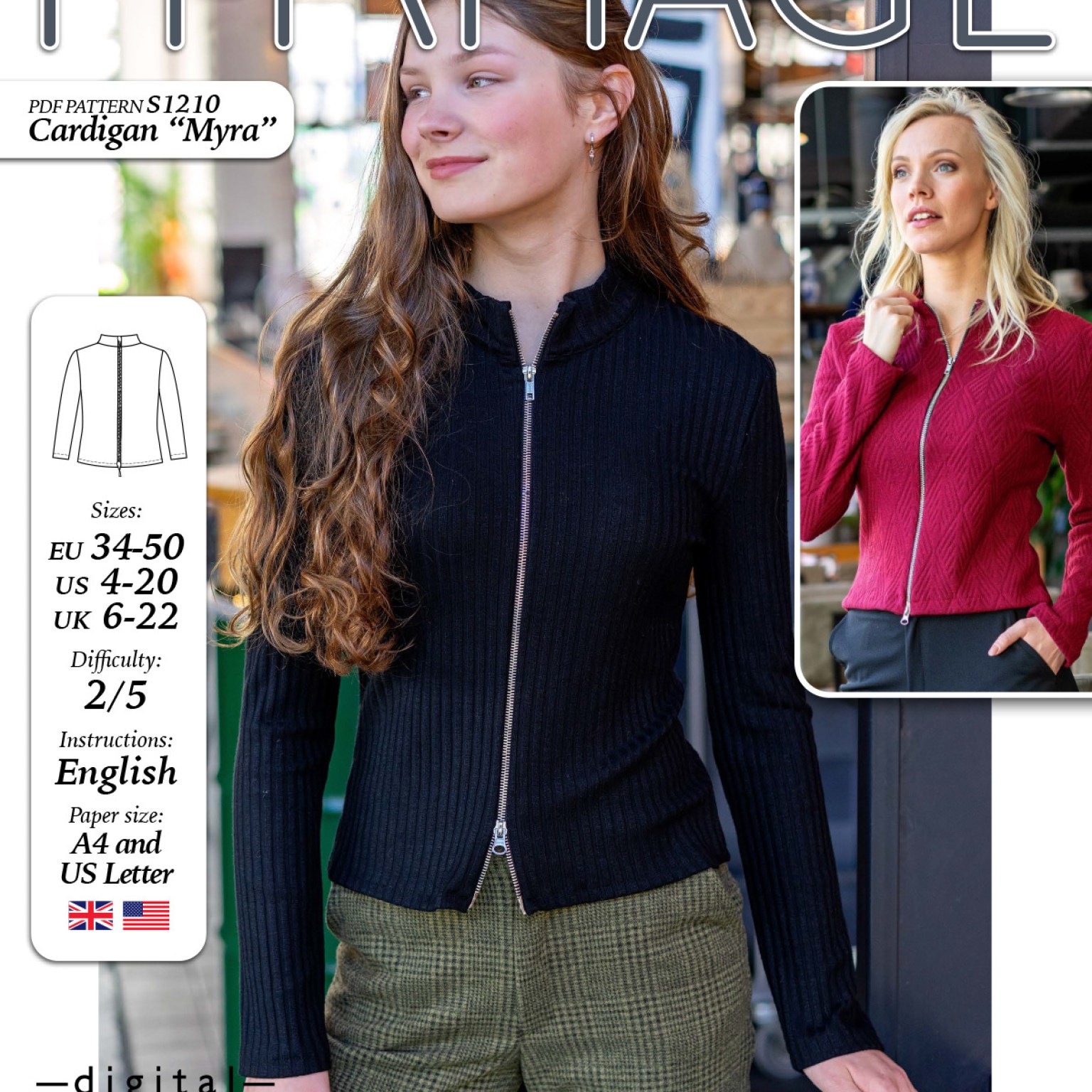 S1210 Cardigan Myra