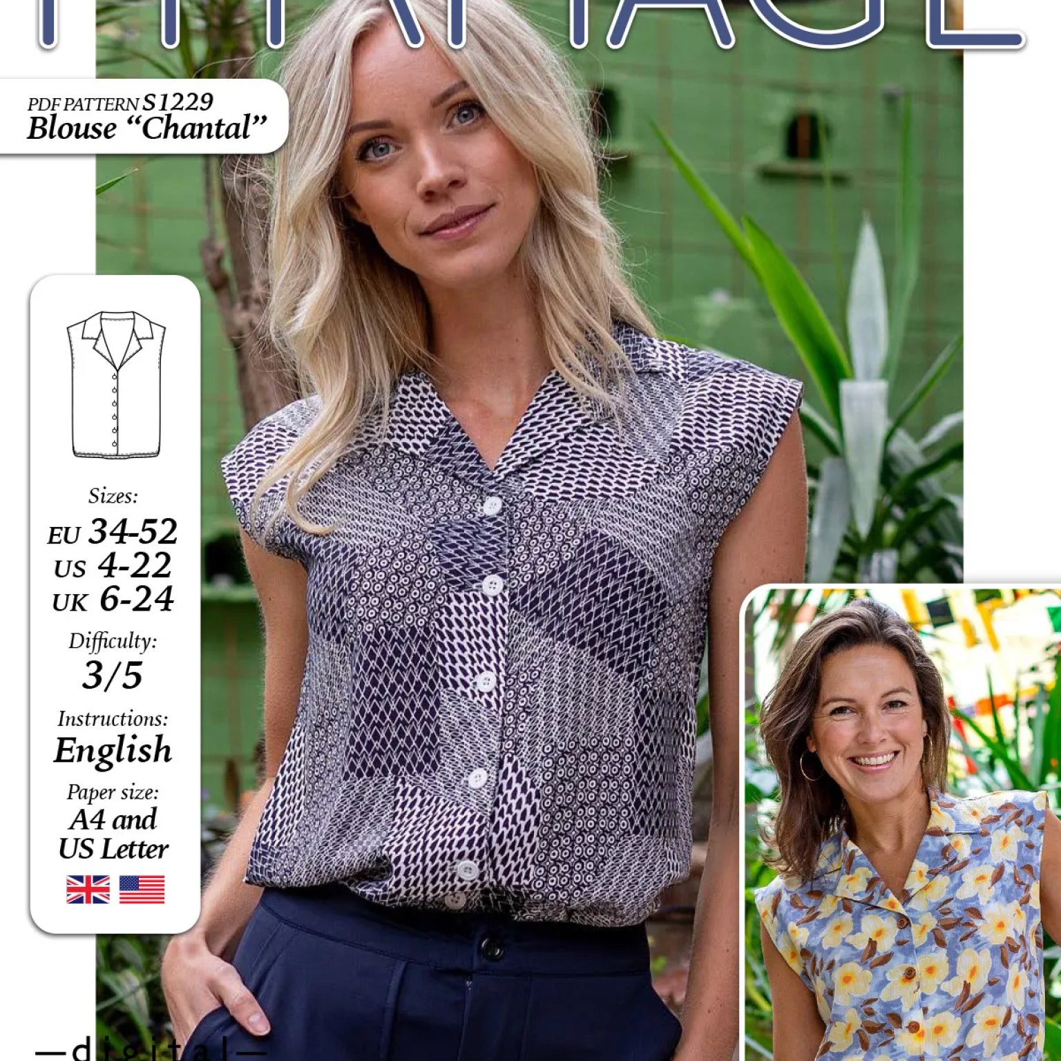 S1229 Blouse Chantal