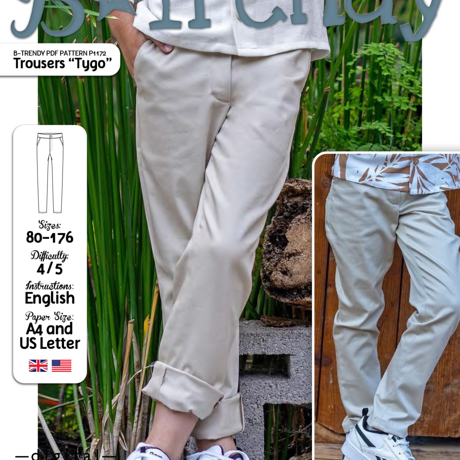 P1172 Trousers Tygo