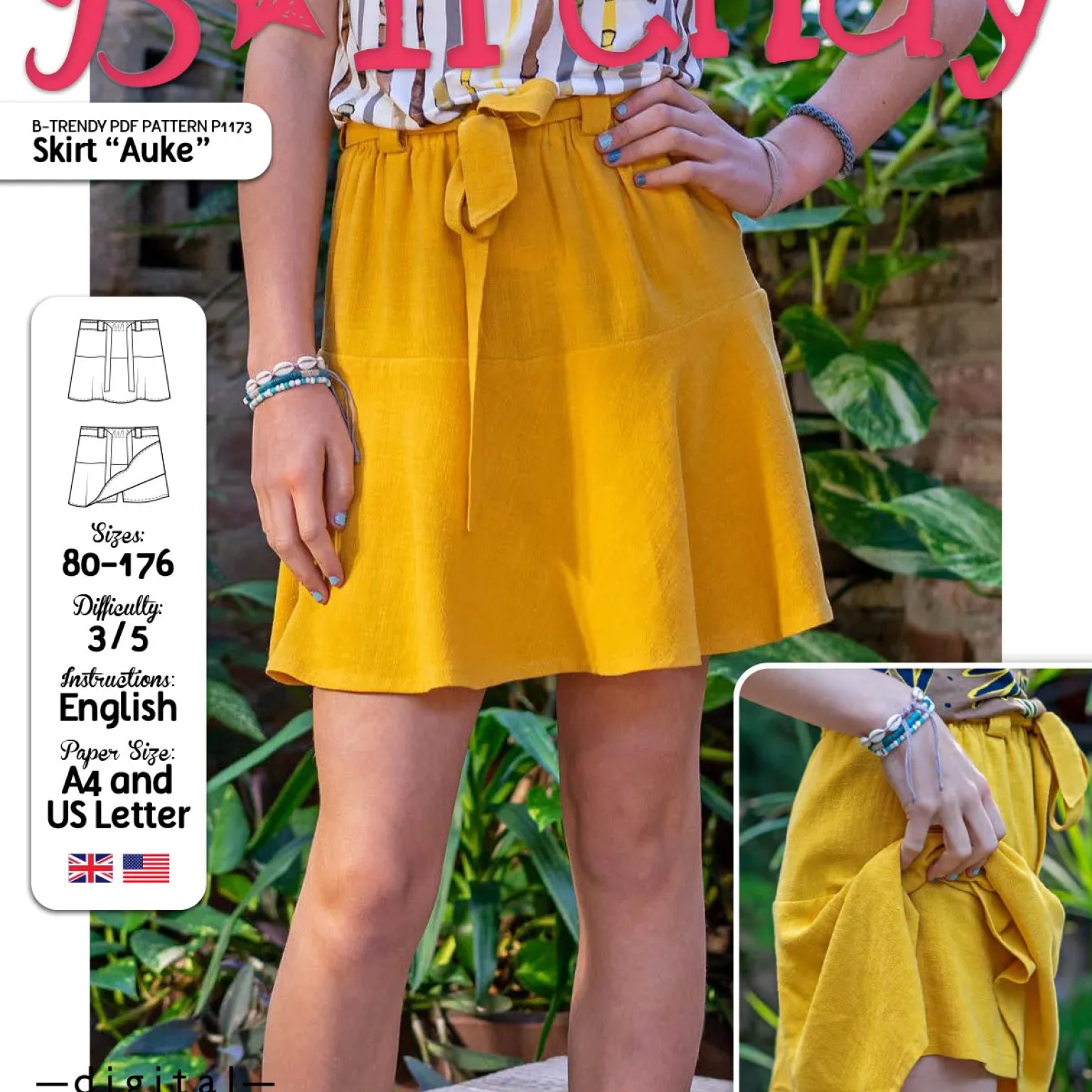 P1173 Skirt Auke