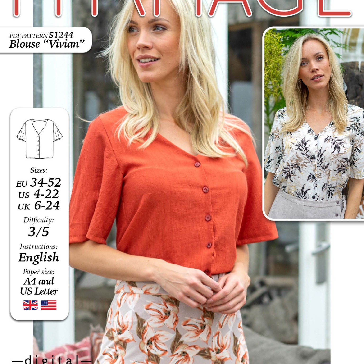 S1244 Blouse Vivian