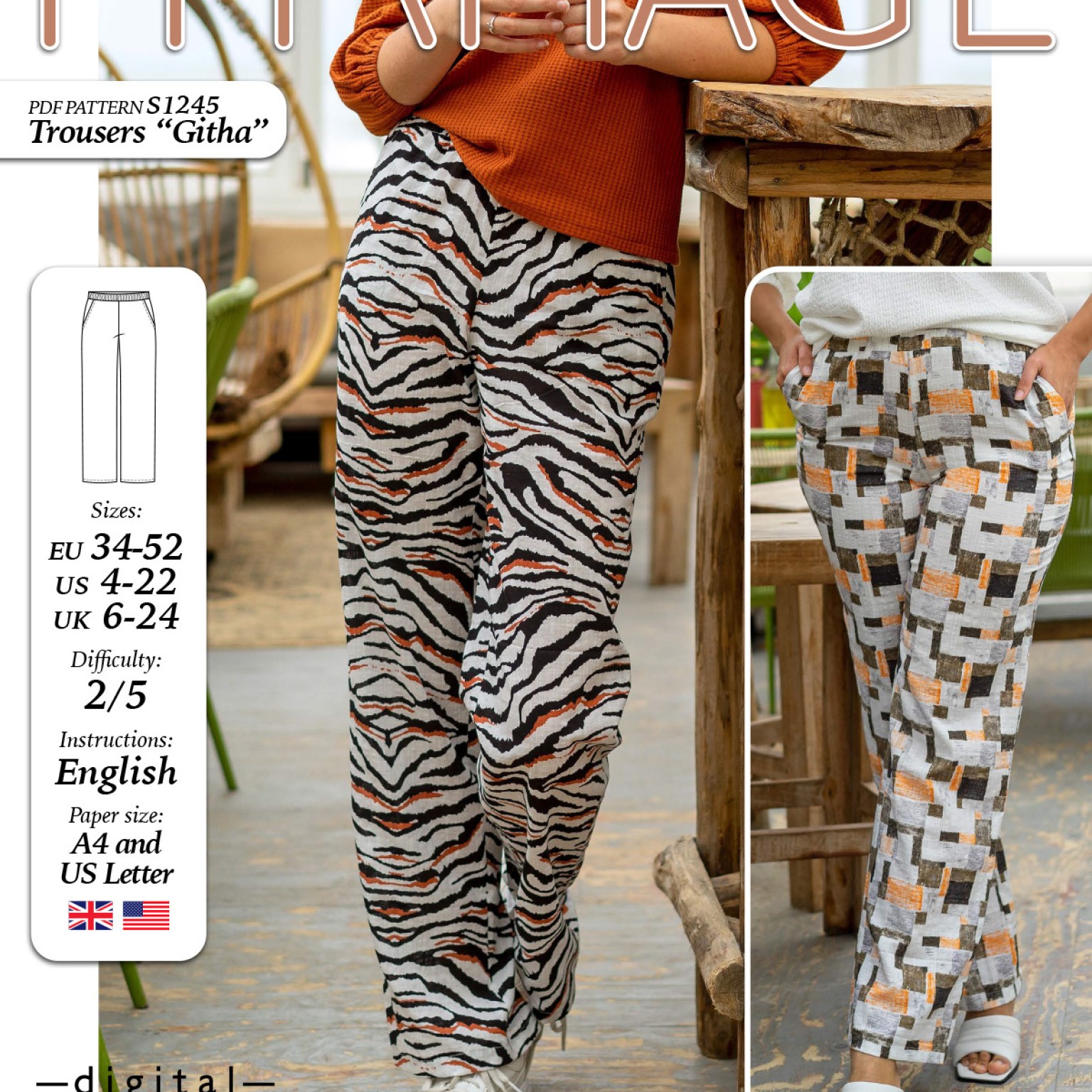 S1245 Trousers Githa