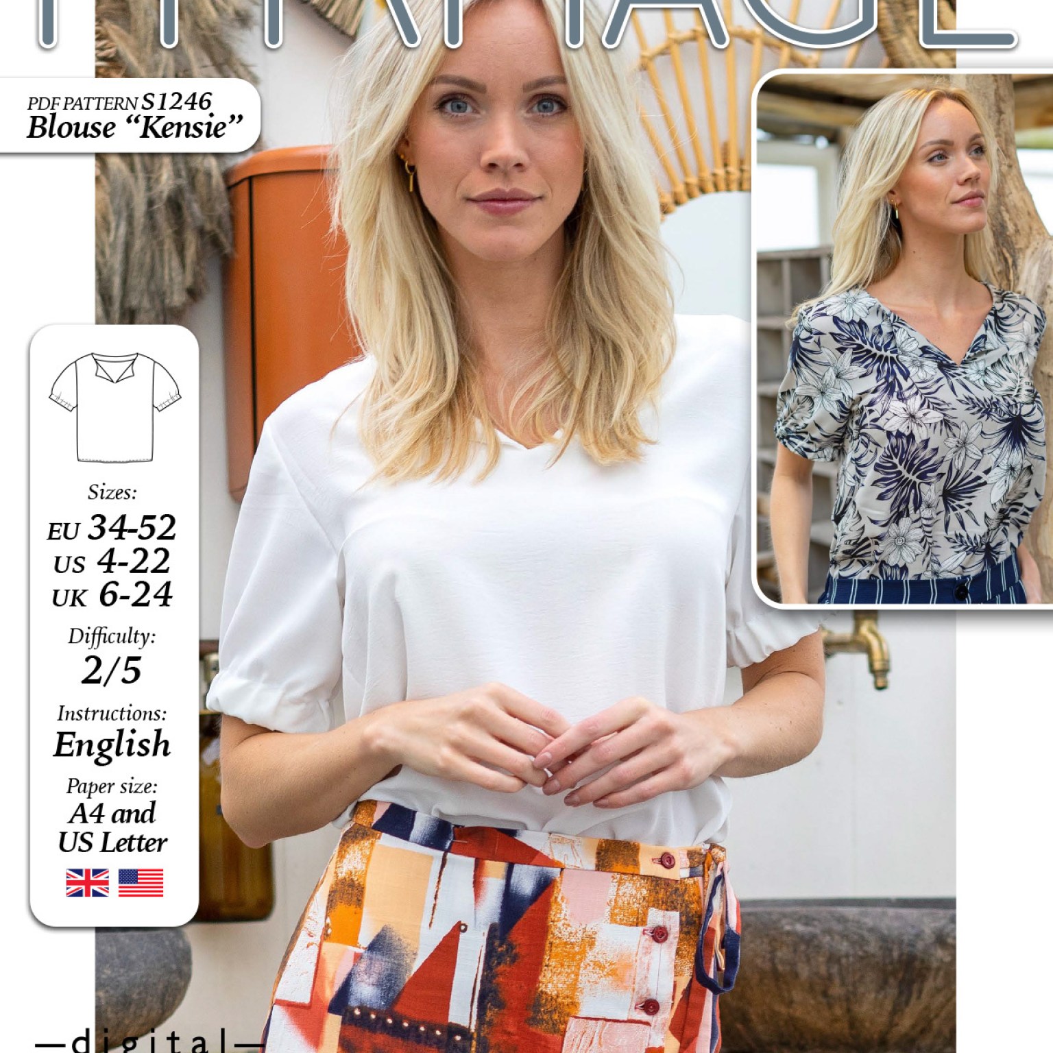 S1246 Blouse Kensie