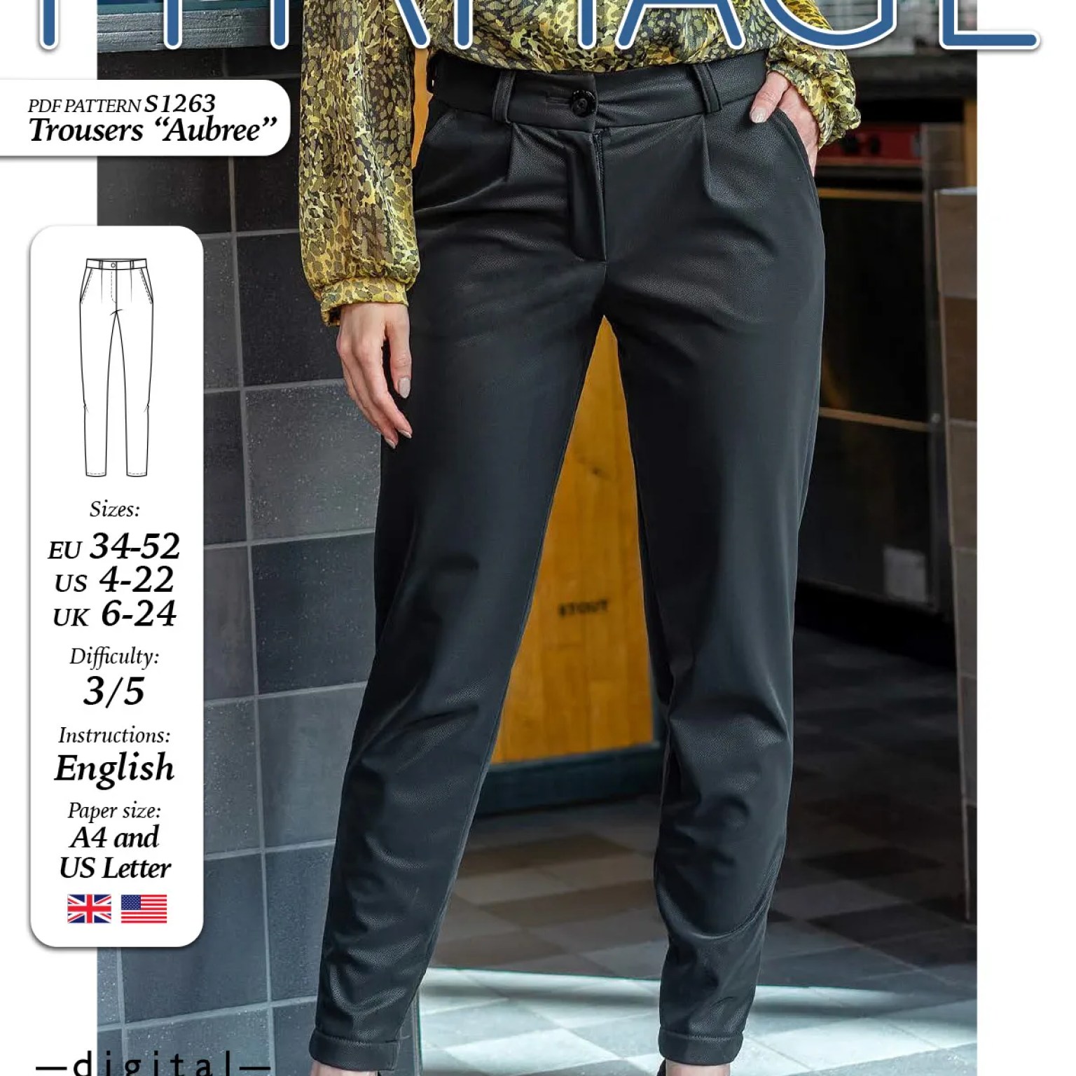 S1263 Trousers Aubree