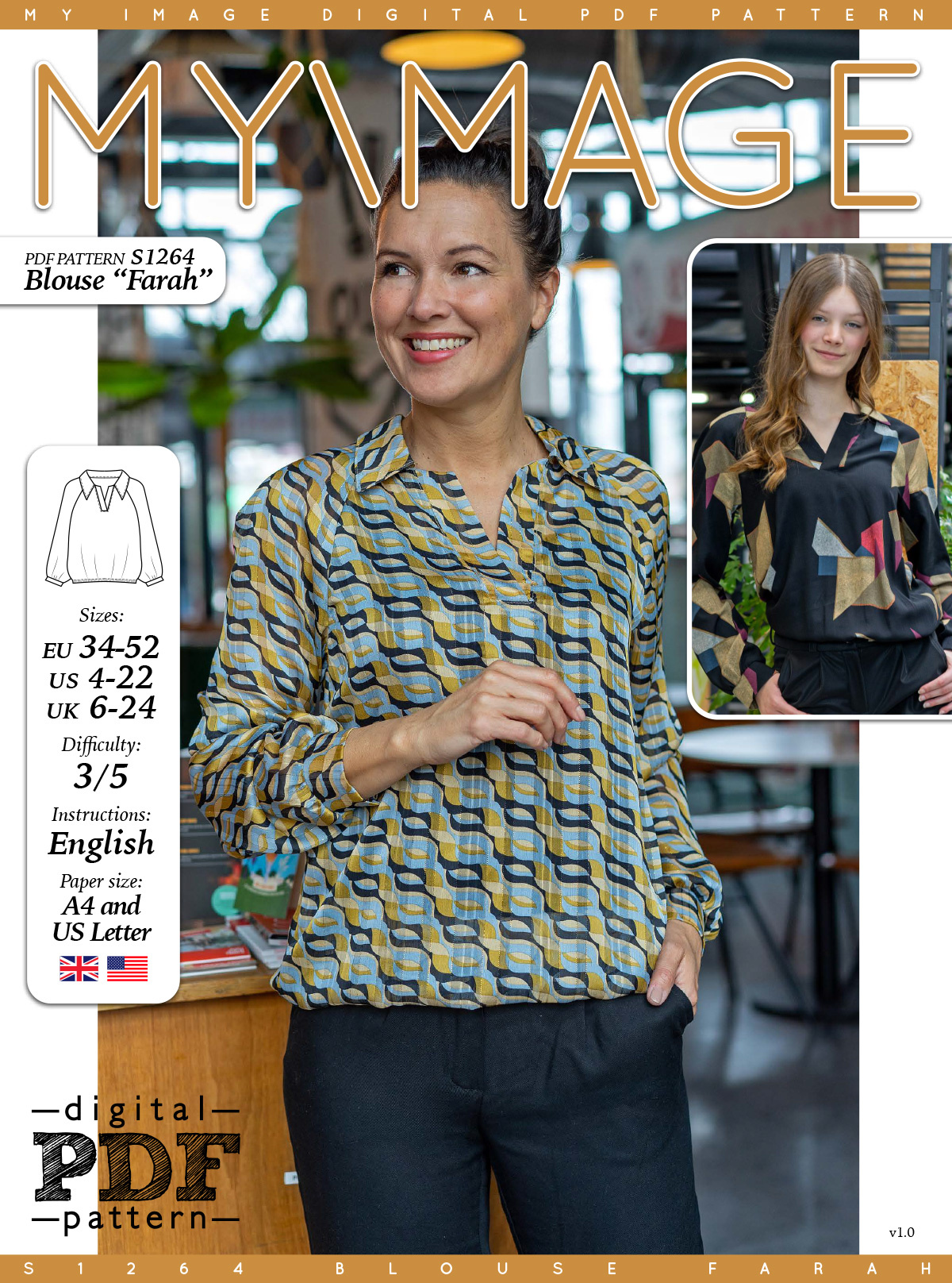 S1264 Blouse Farah S1264 Blouse Farah