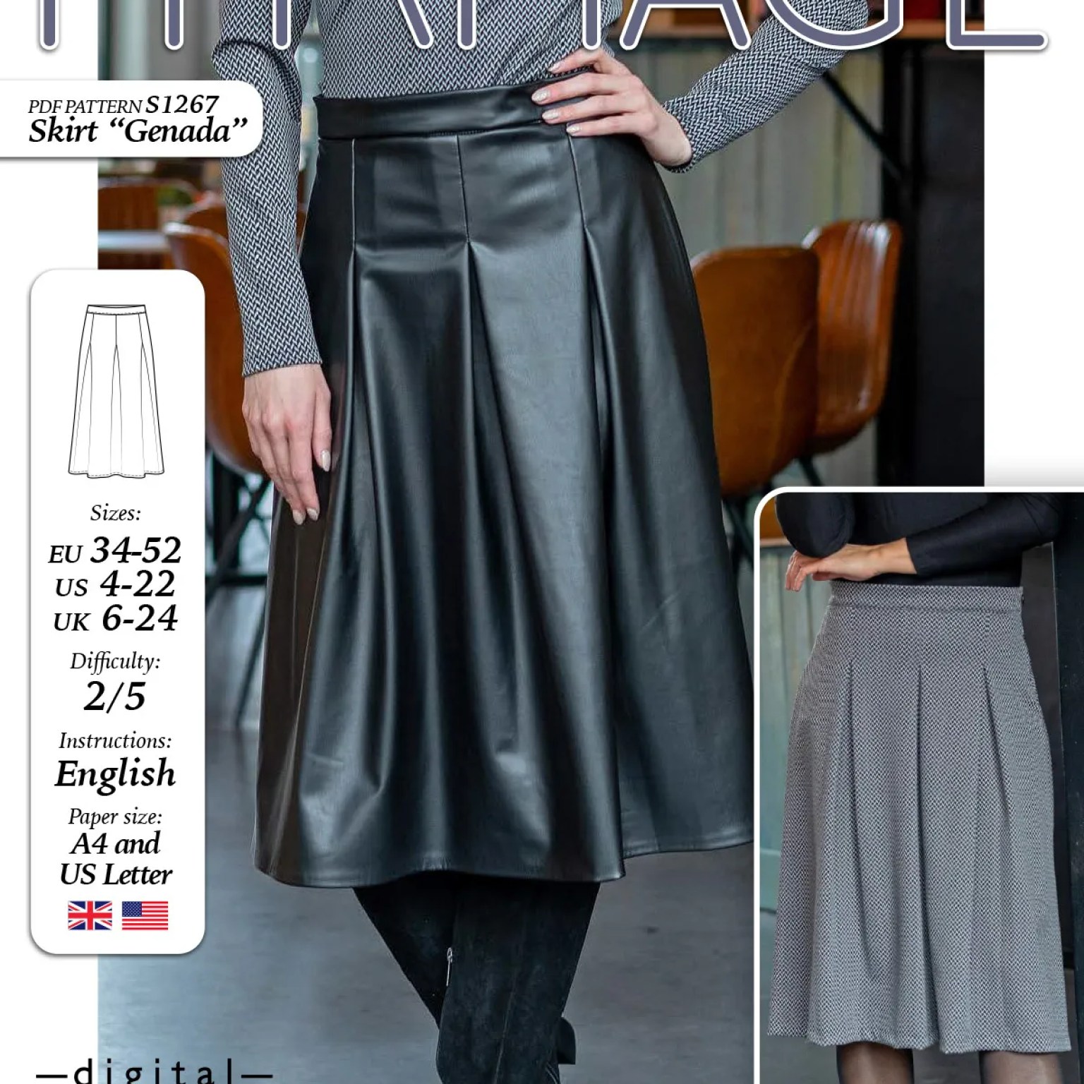 S1267 Skirt Genada