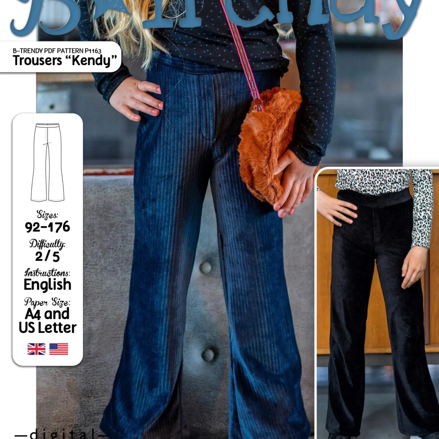 P1163 Trousers Kendy