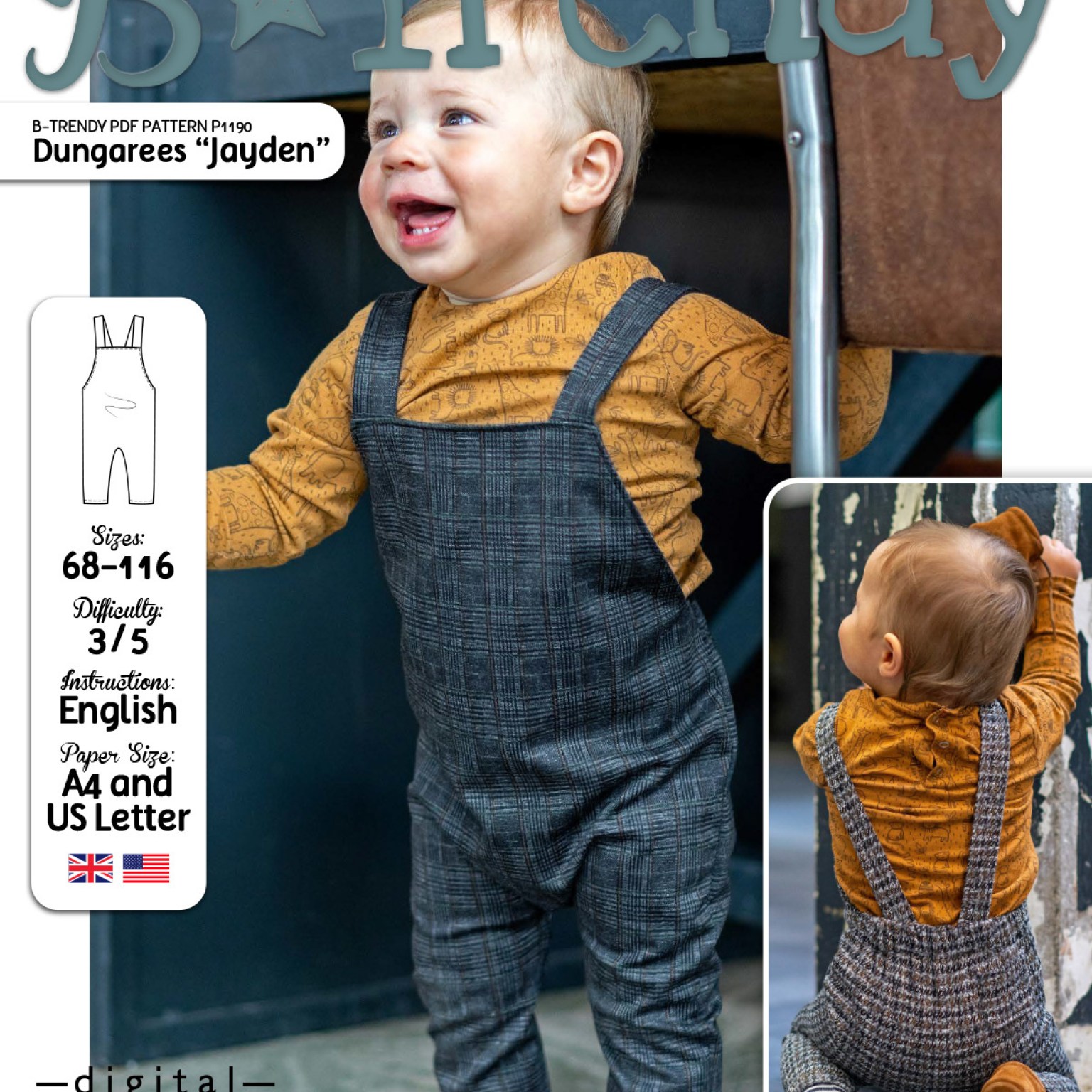 P1190 Dungarees Jayden