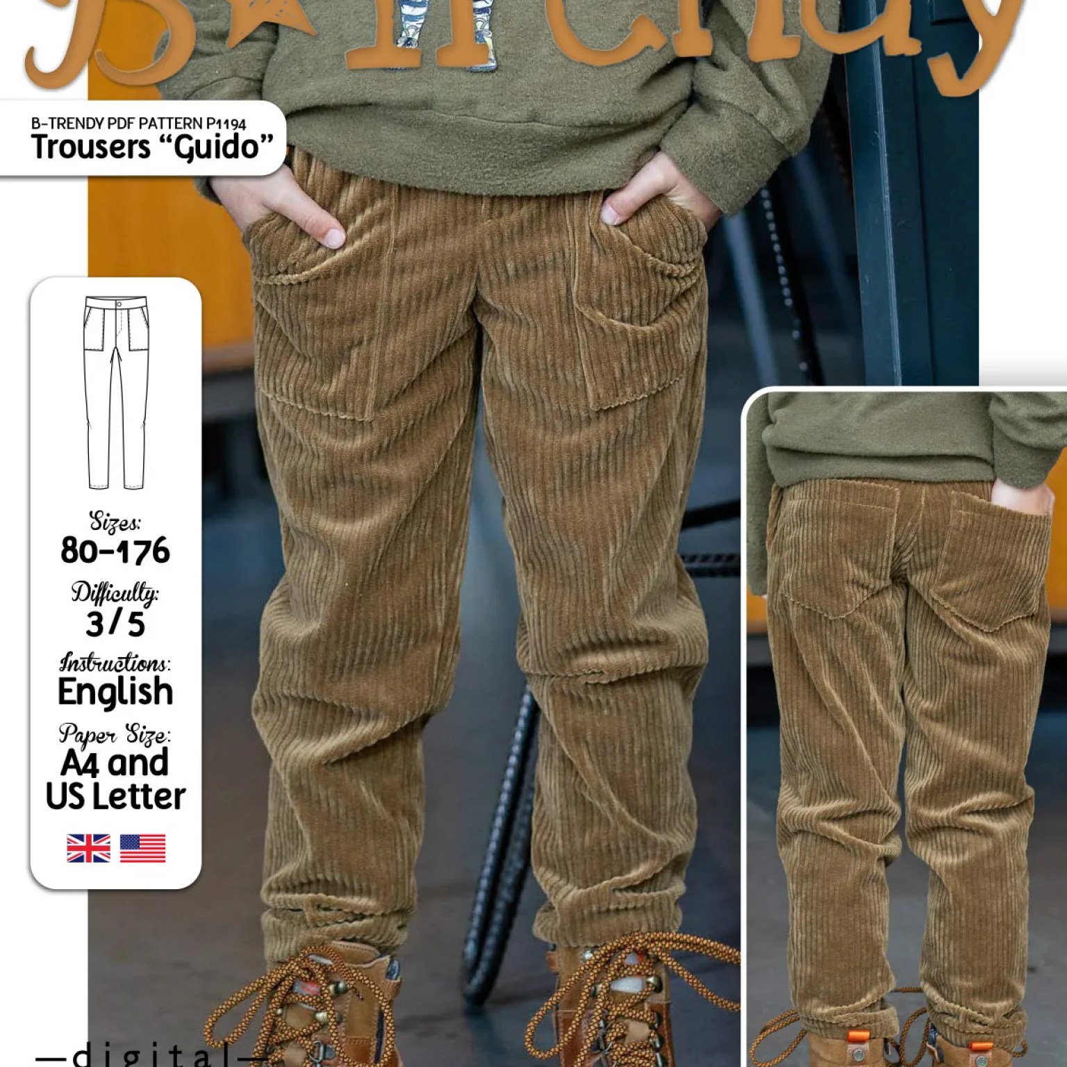 P1194 Trousers Guido