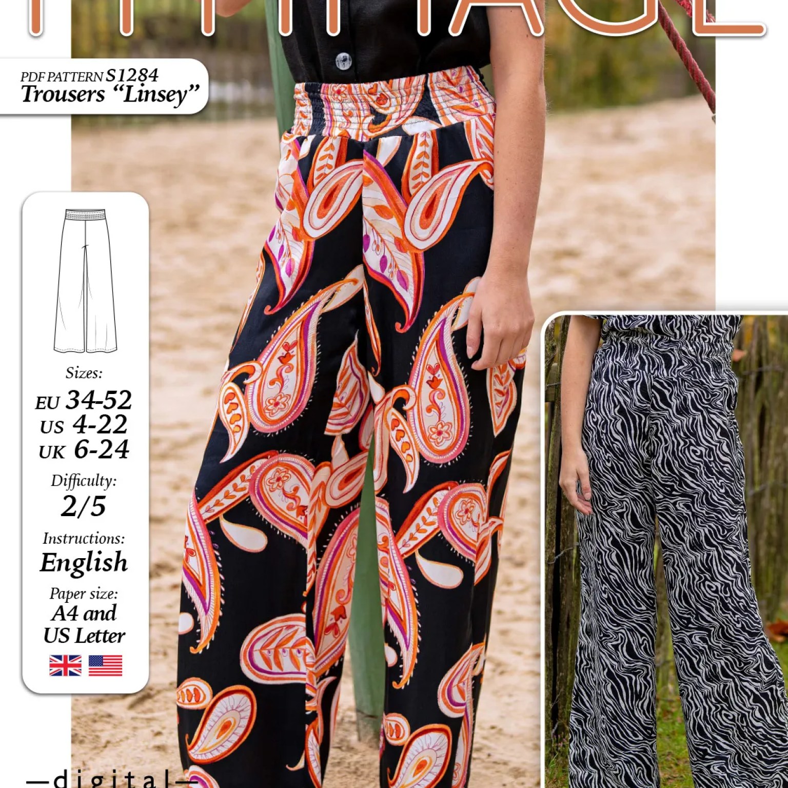 S1284 Trousers Linsey