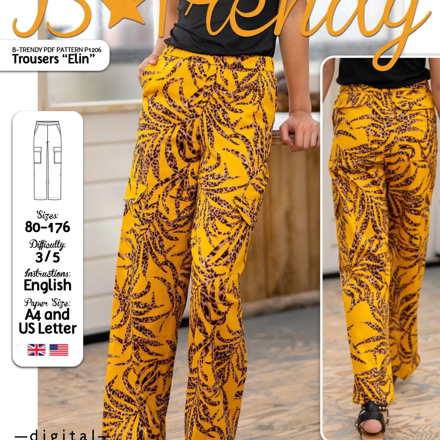 P1206 Trousers Elin