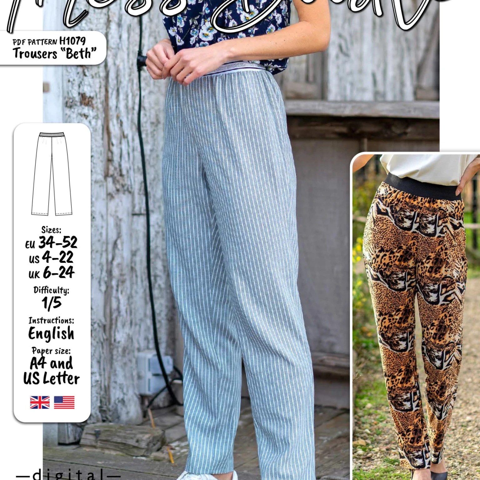H1079 Trousers Beth