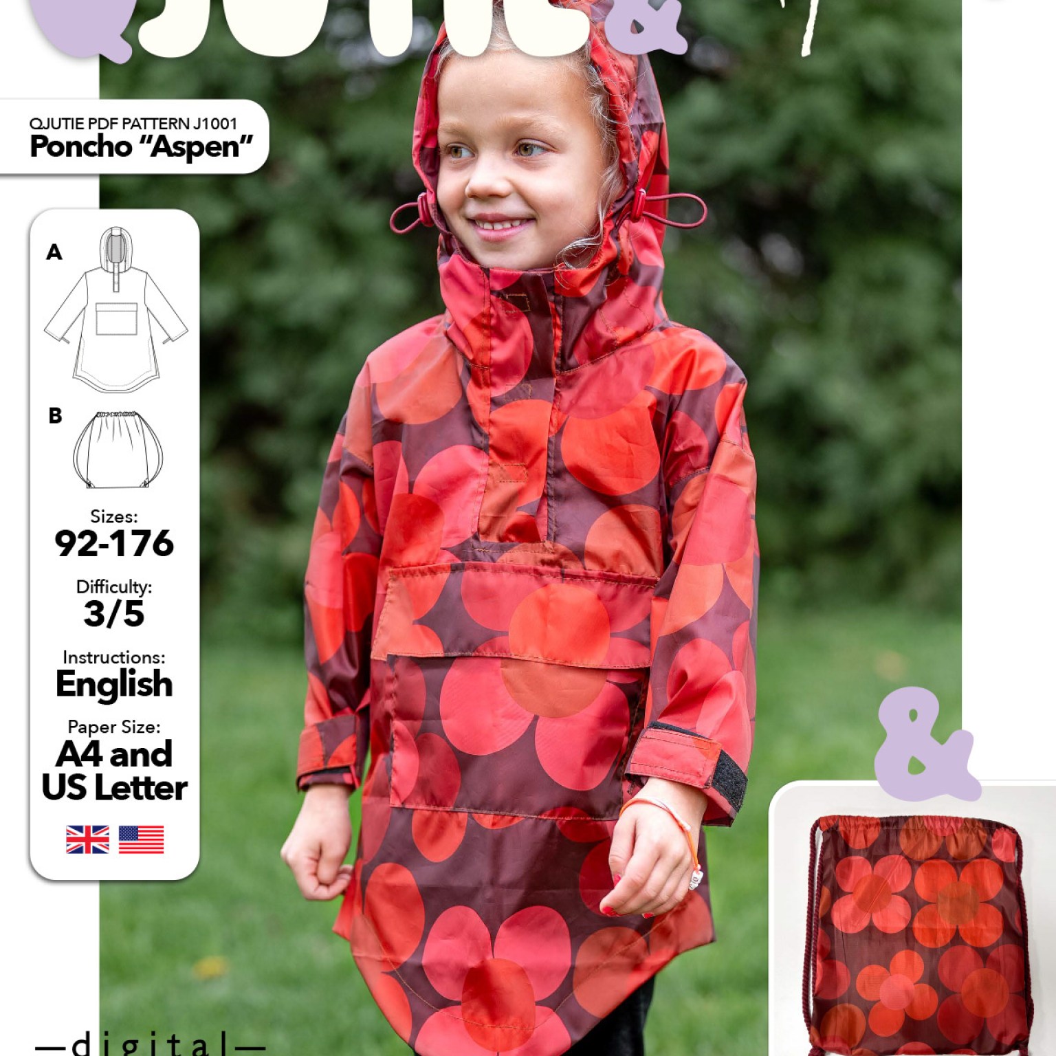 J1001 Poncho Aspen