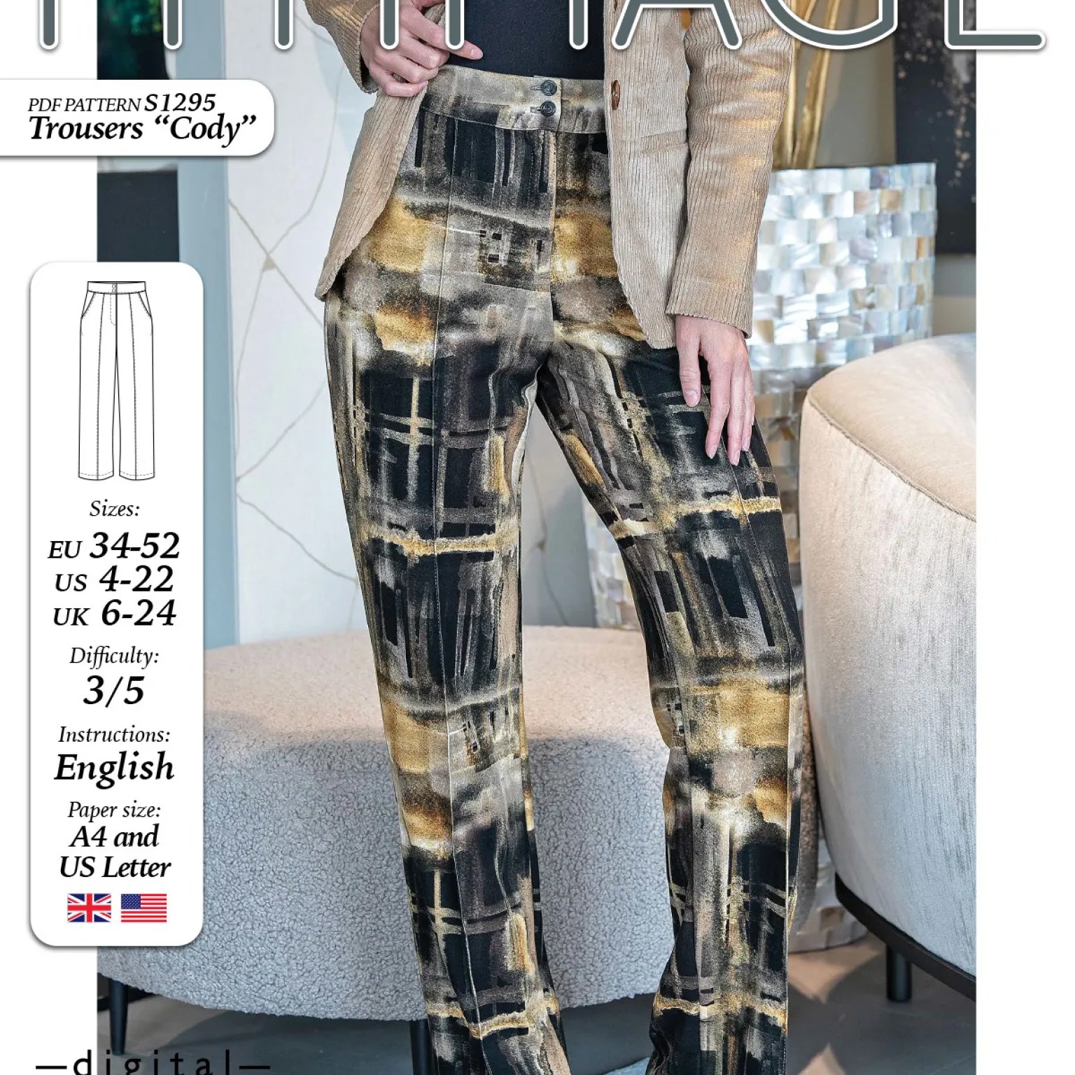 S1295 Trousers Cody
