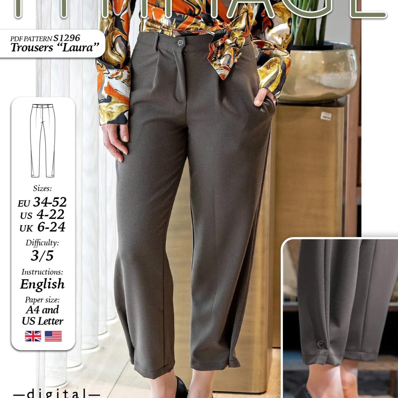S1296 Trousers Laura