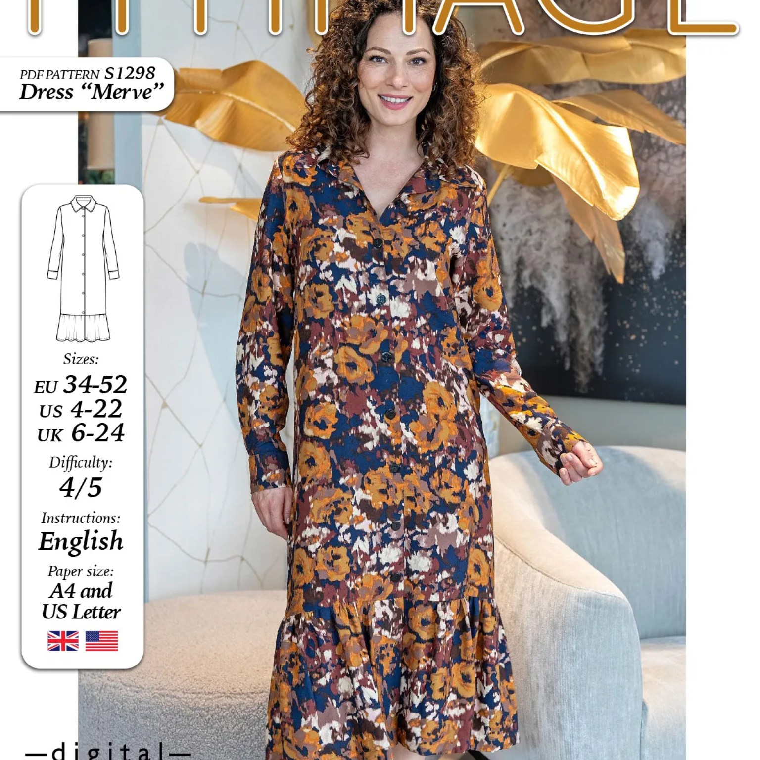 S1298 Dress Merve