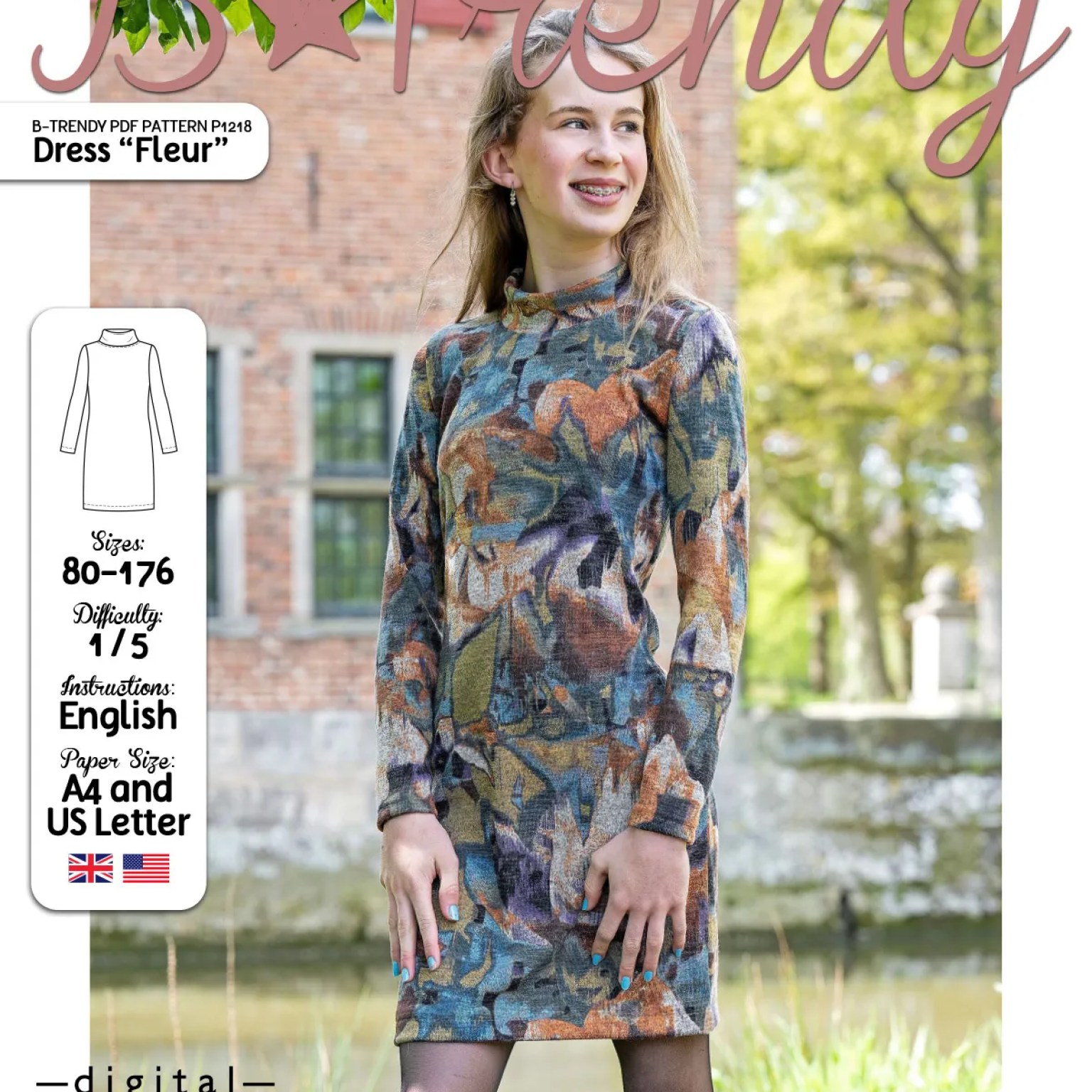 P1218 Dress Fleur