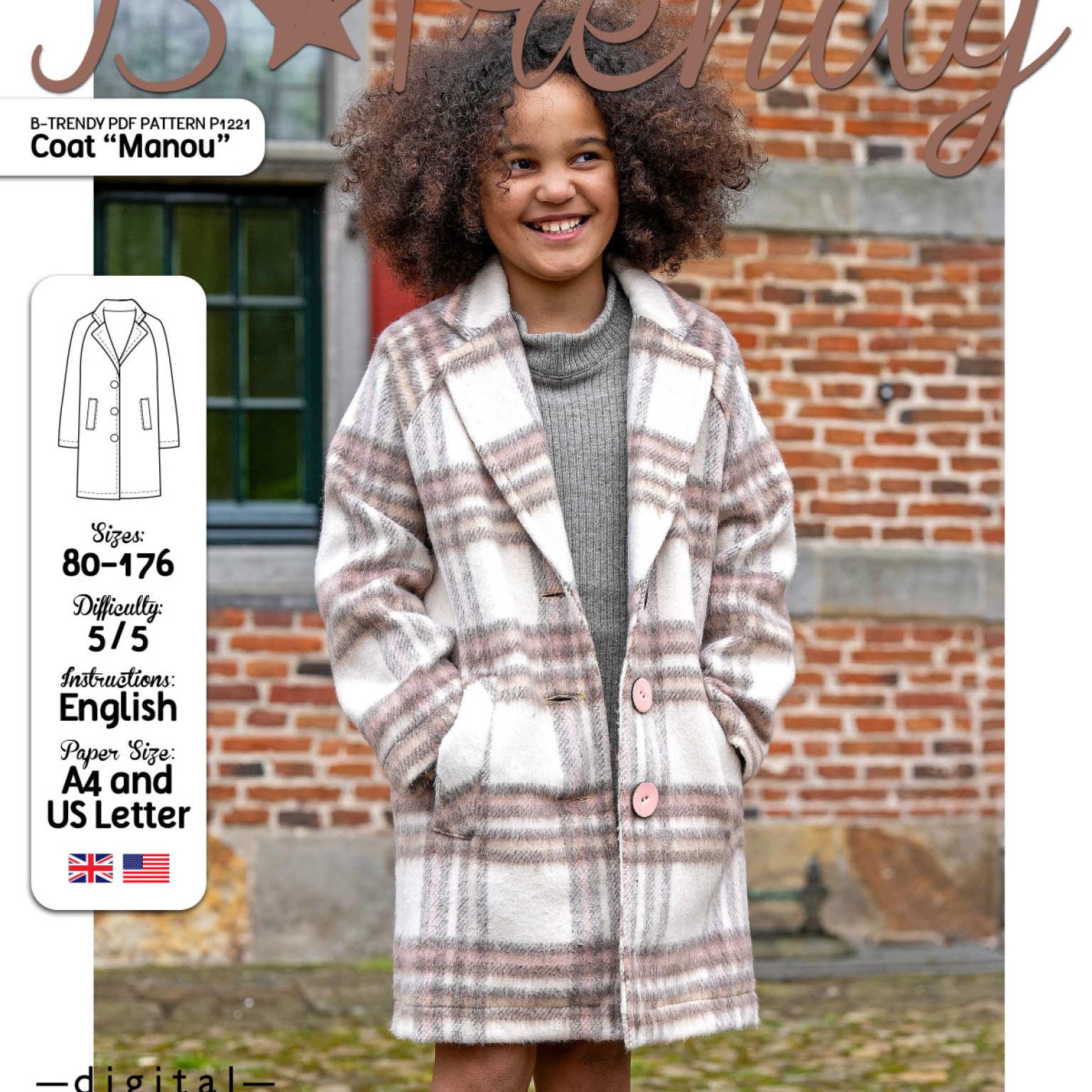 P1221 Coat Manou