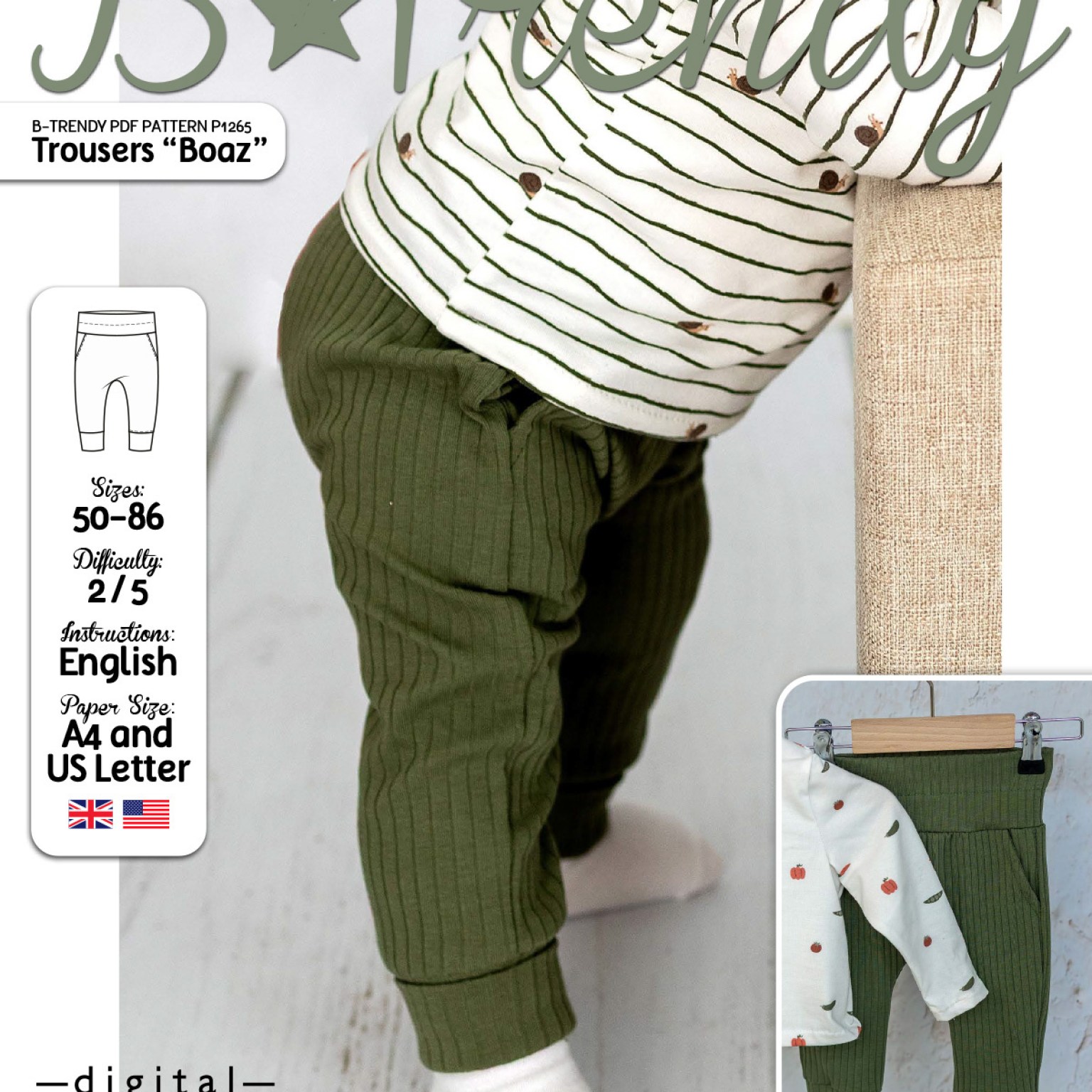 P1265 Trousers Boaz
