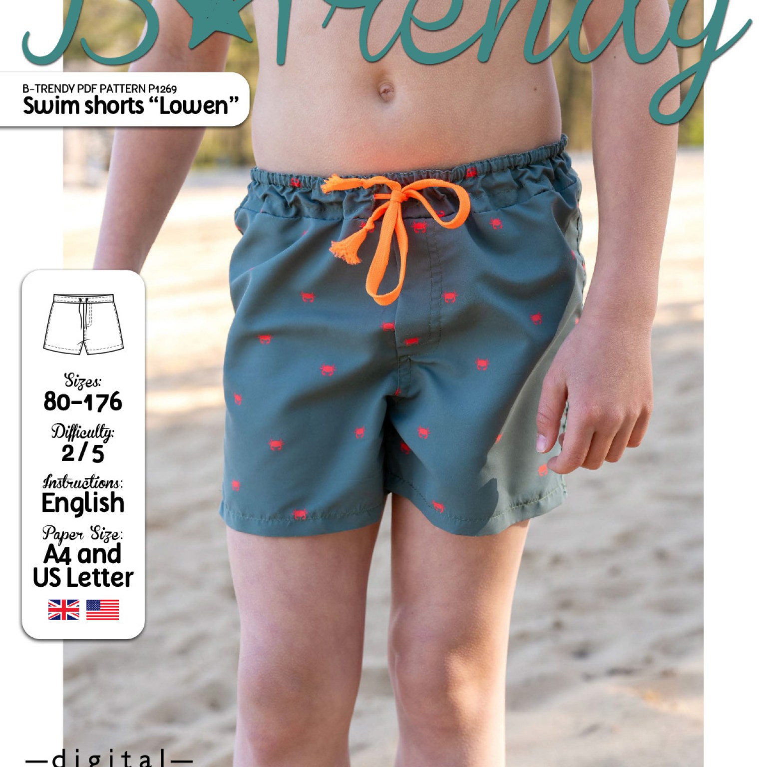 P1269 Swim shorts Lowen