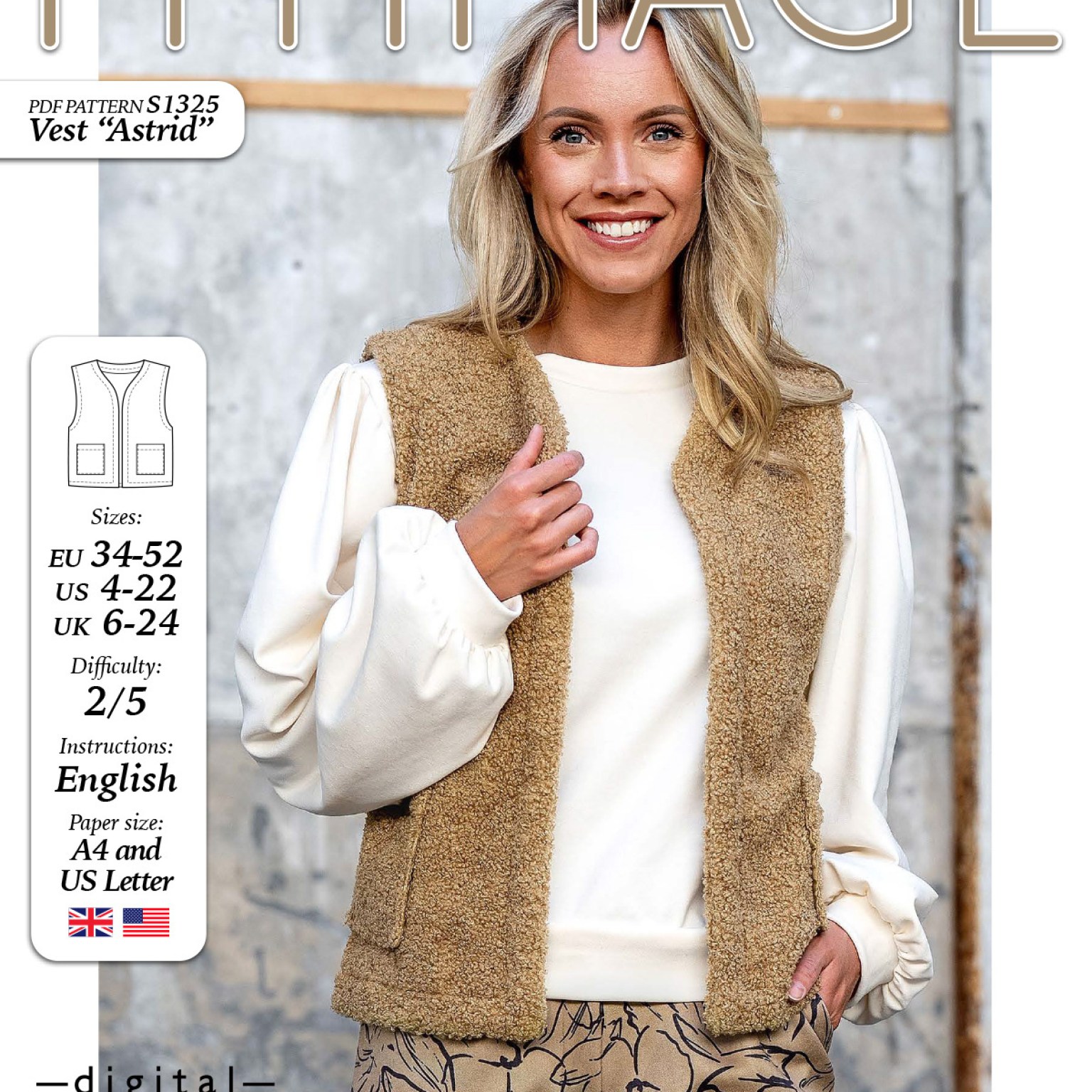 S1325 Vest Astrid