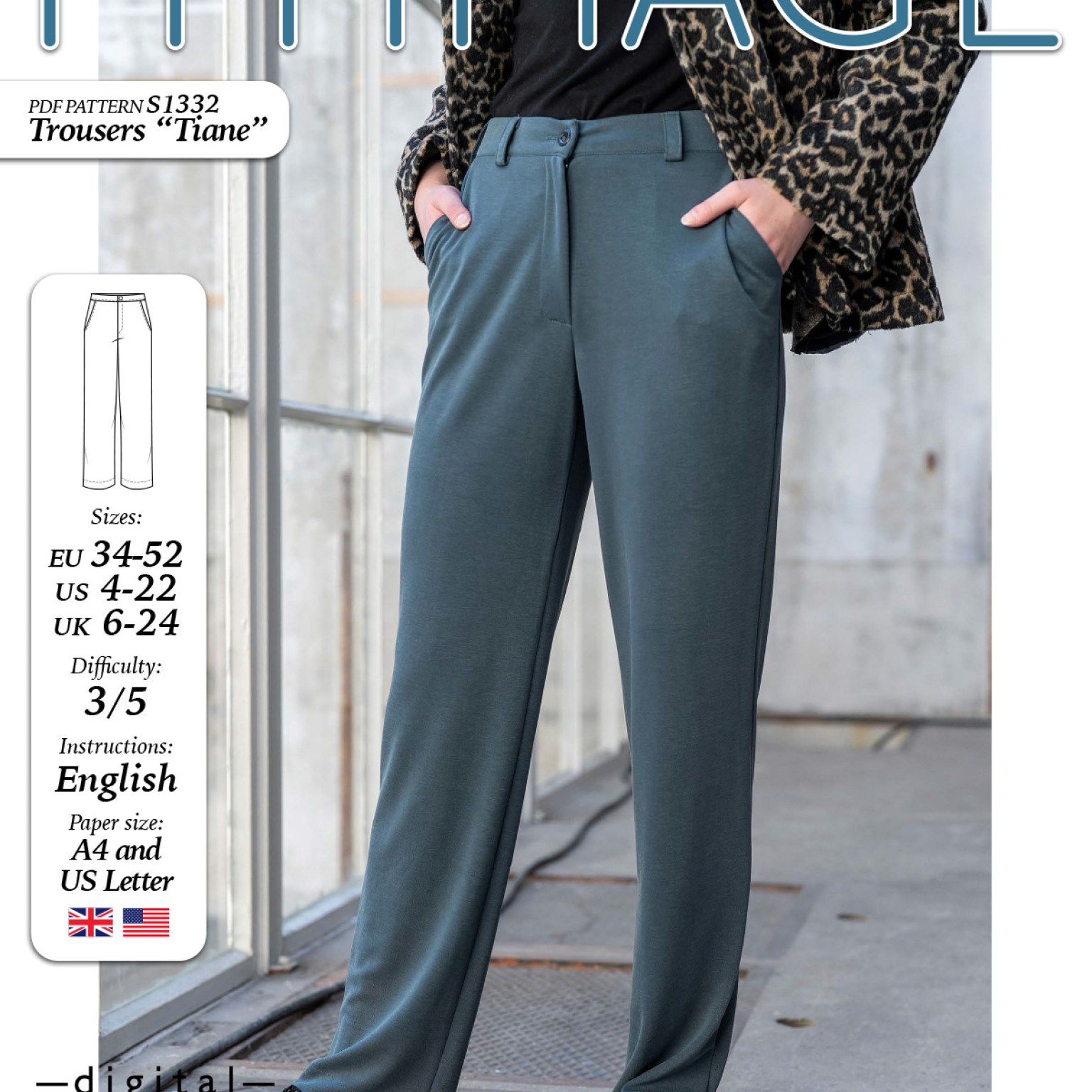 S1332 Trousers Tiane