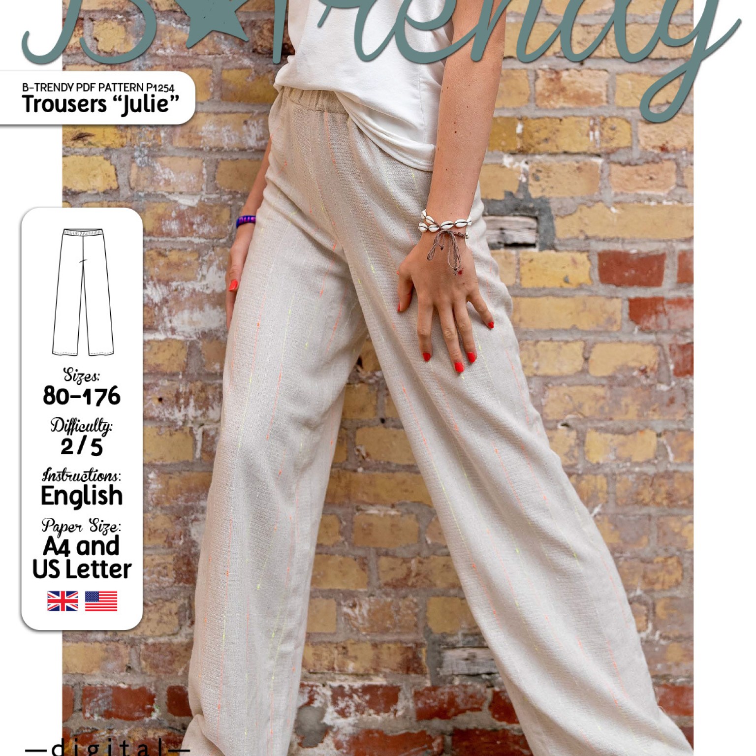 P1254 Trousers Julie