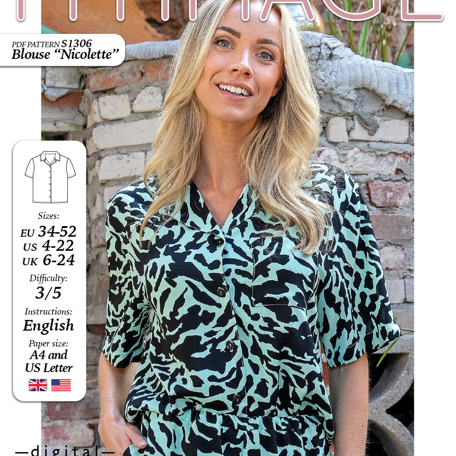 S1306 Blouse Nicolette